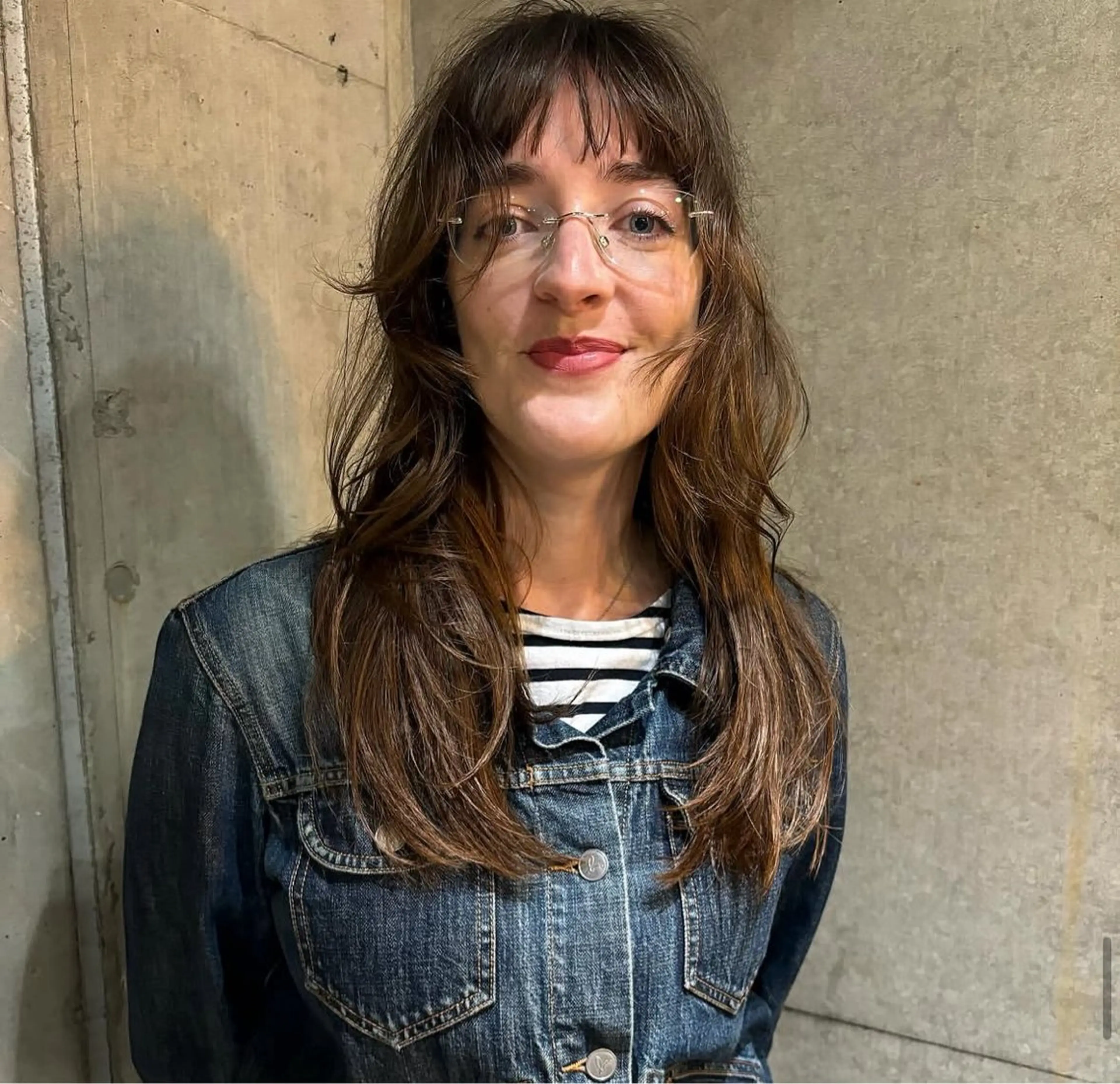 ロング カラー パーマ ヘアアレンジ メンズ キッズ ヘアカラー デザインパーマ ハイライトIkumiのヘアスタイル