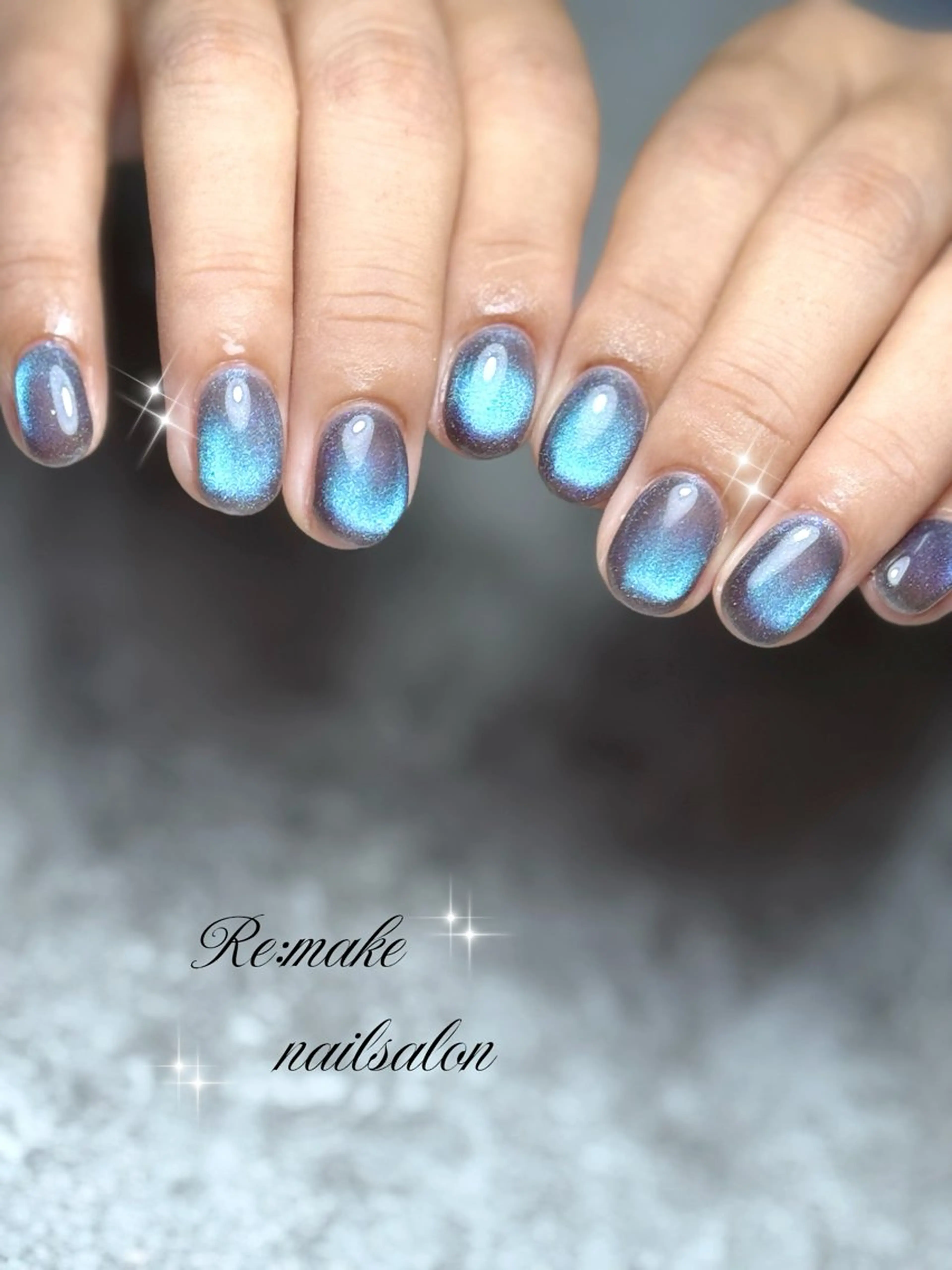 ネイル マグネットネイル ハンドネイル Suetake Shuriのネイルデザイン