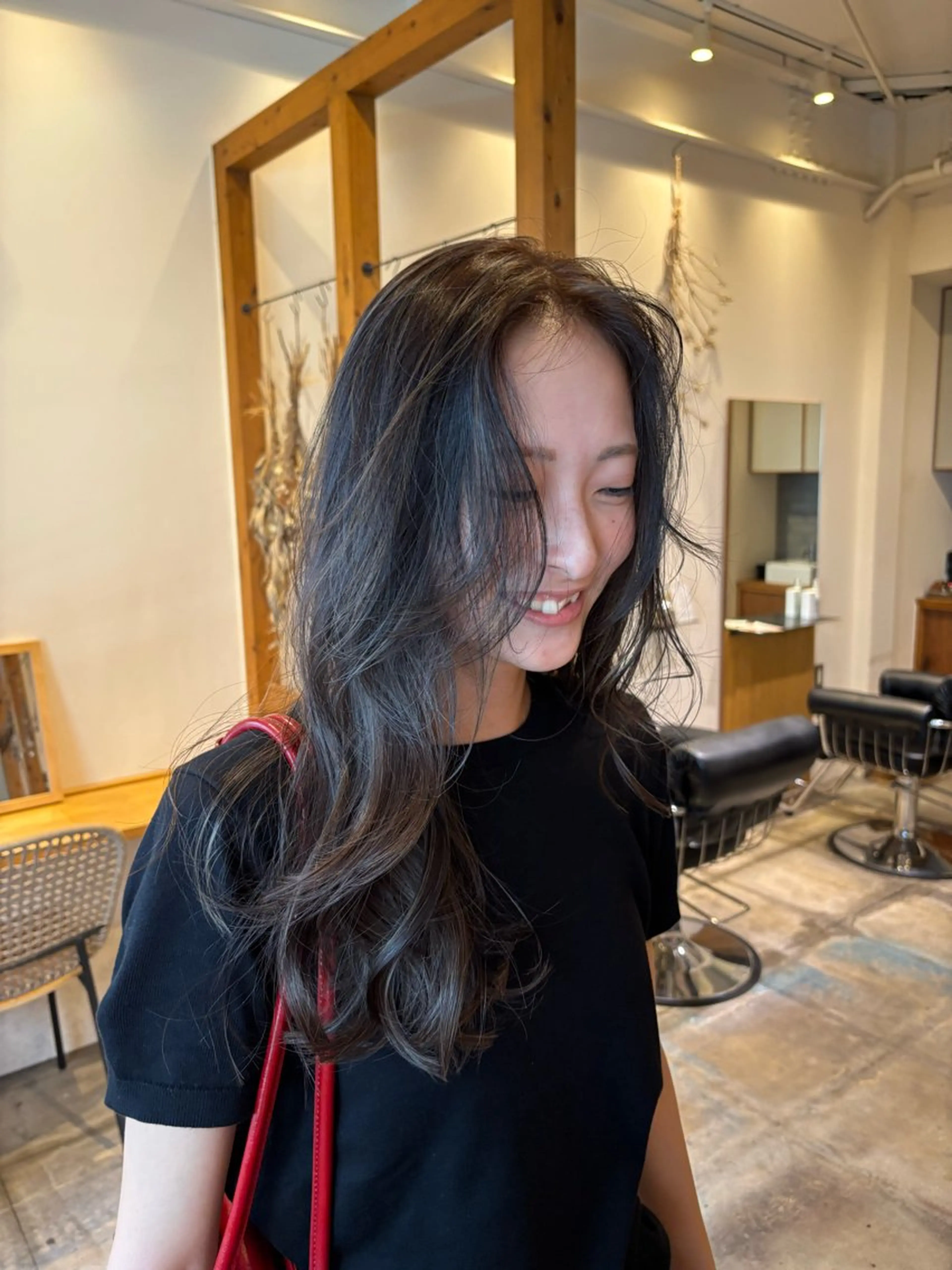 ロング カラー カット ヘアカラー トリートメント ENIF ヤマグチアツコのヘアスタイル