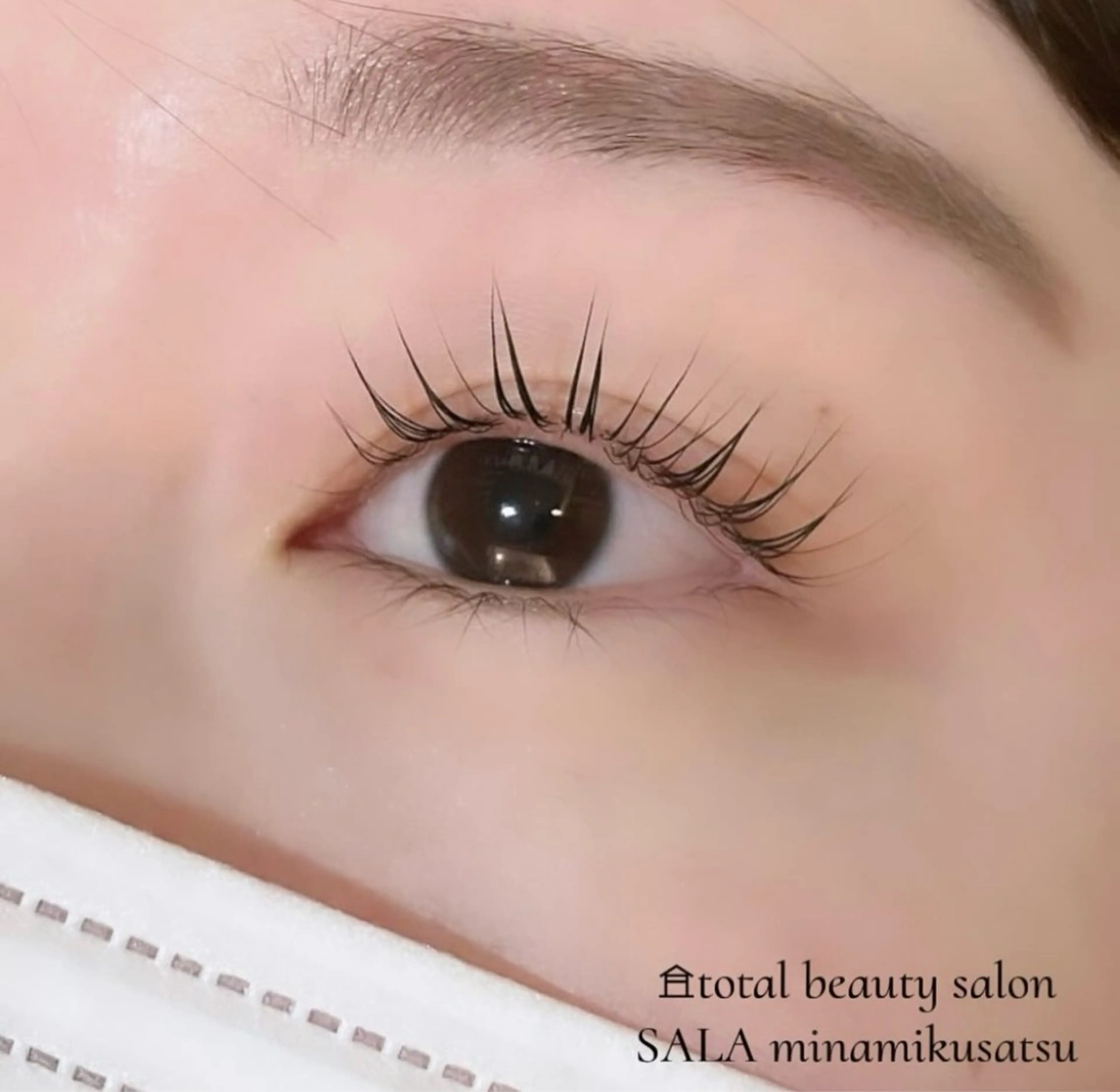 【限定クーポン】💖まつげパーマ💖　練習モデル　(トリートメント付)の写真