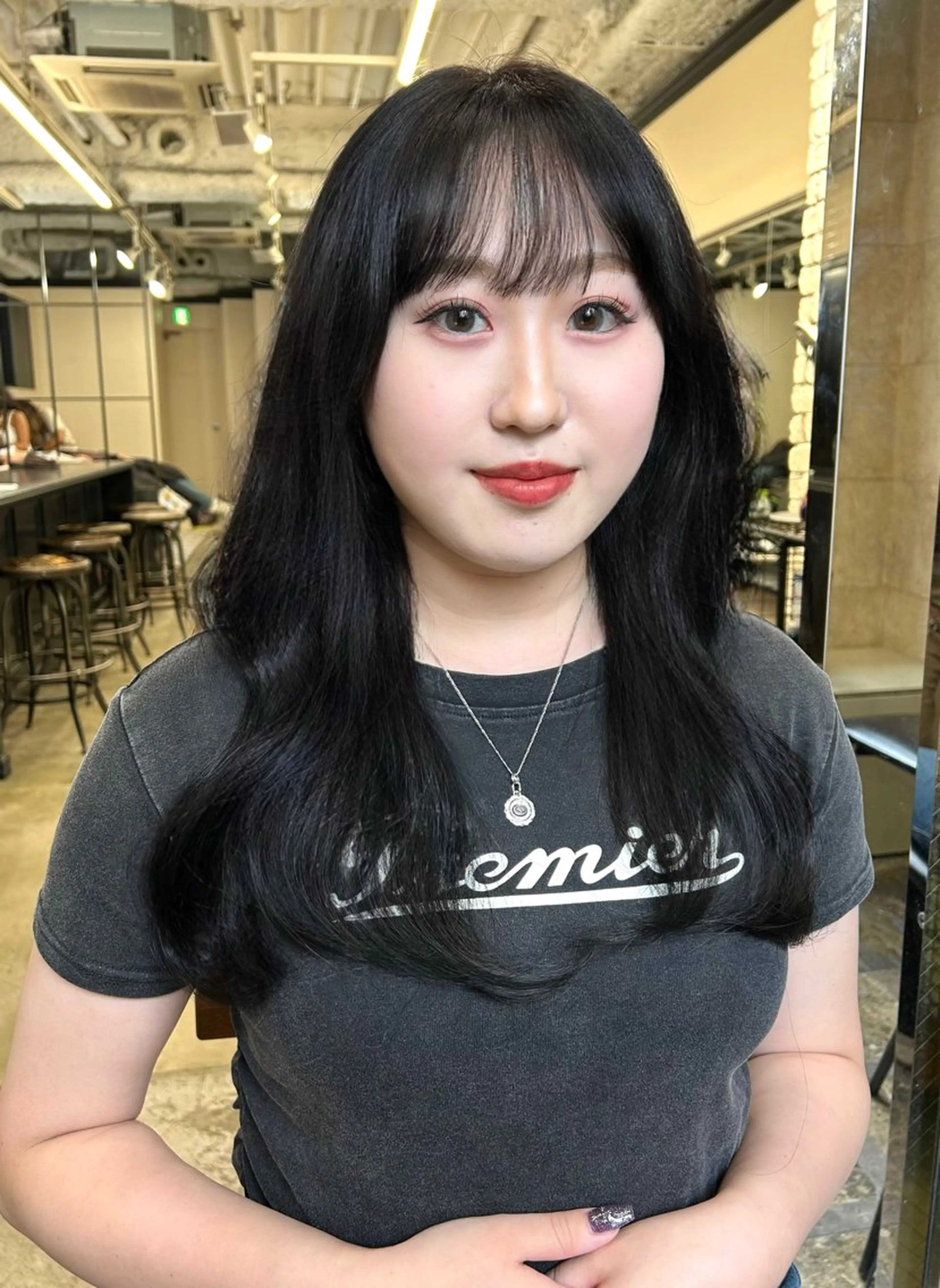 ロング カラー カット ヘアカラー トリートメント 地毛風艶カラー🌿 喜多夏海のヘアスタイル