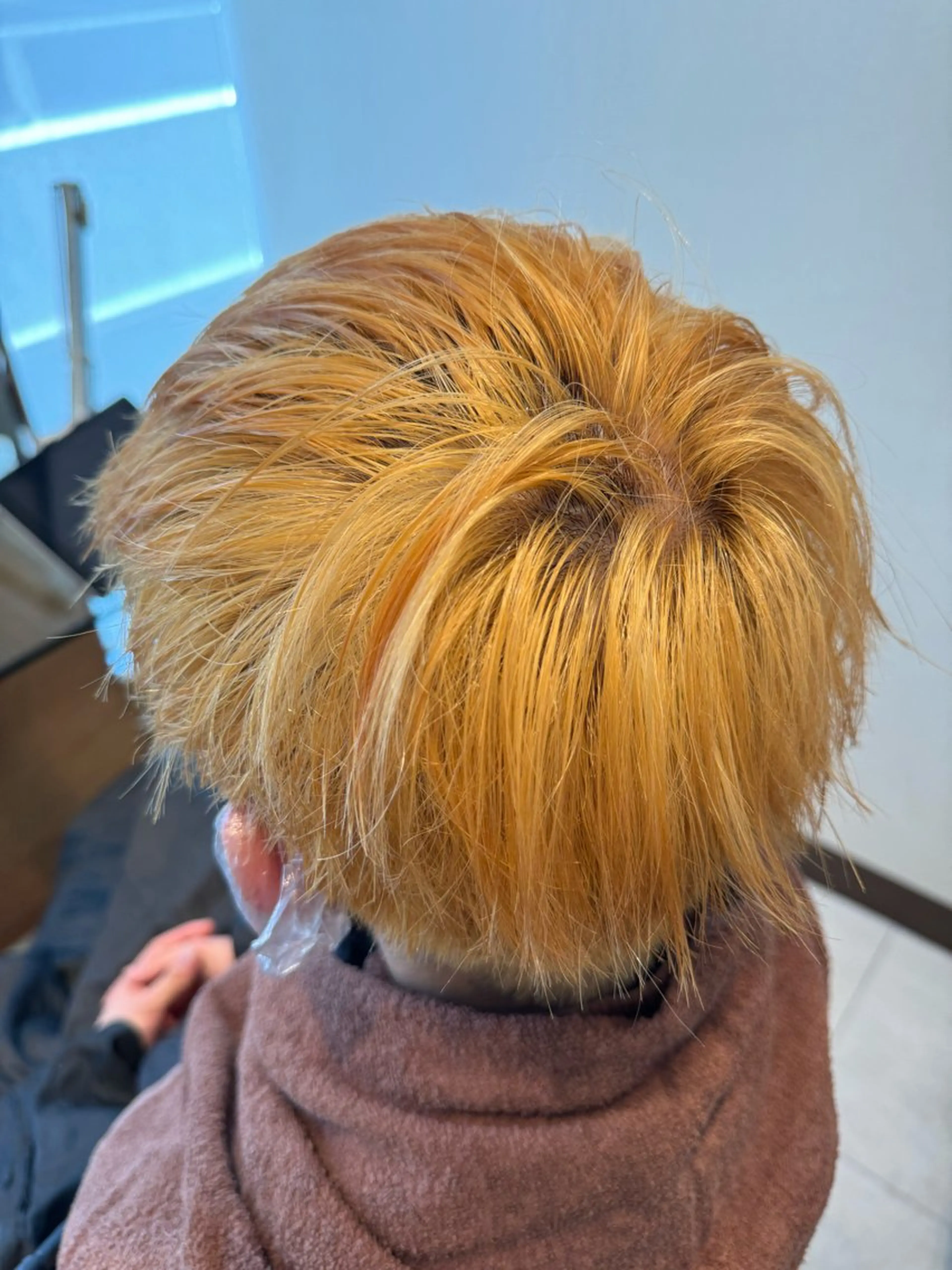 🌼1ダメージ軽減ブリーチ+カラー+トリートメントの写真