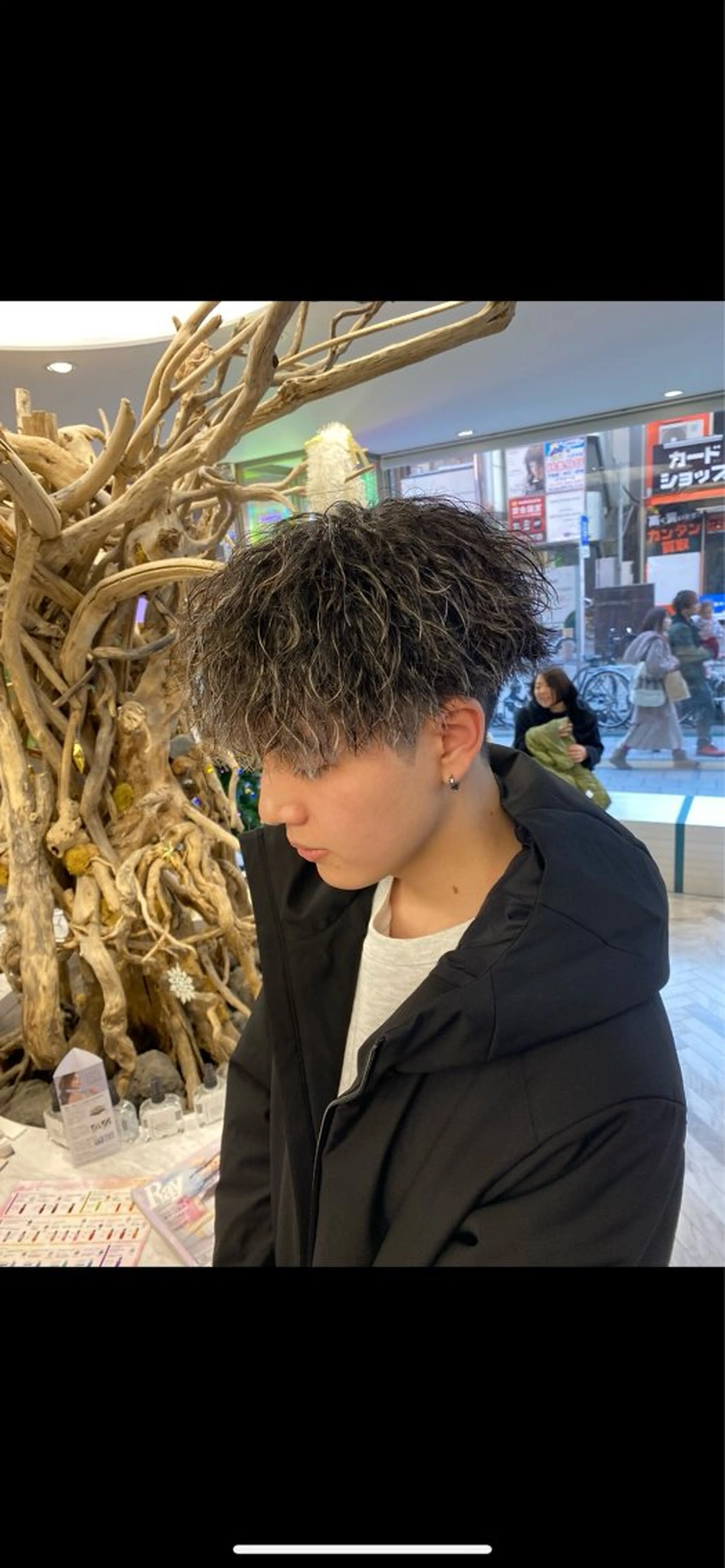 パーマ メンズ カット パーマ シャドウパーマ/ ルーズパーマ/メンズのヘアスタイル