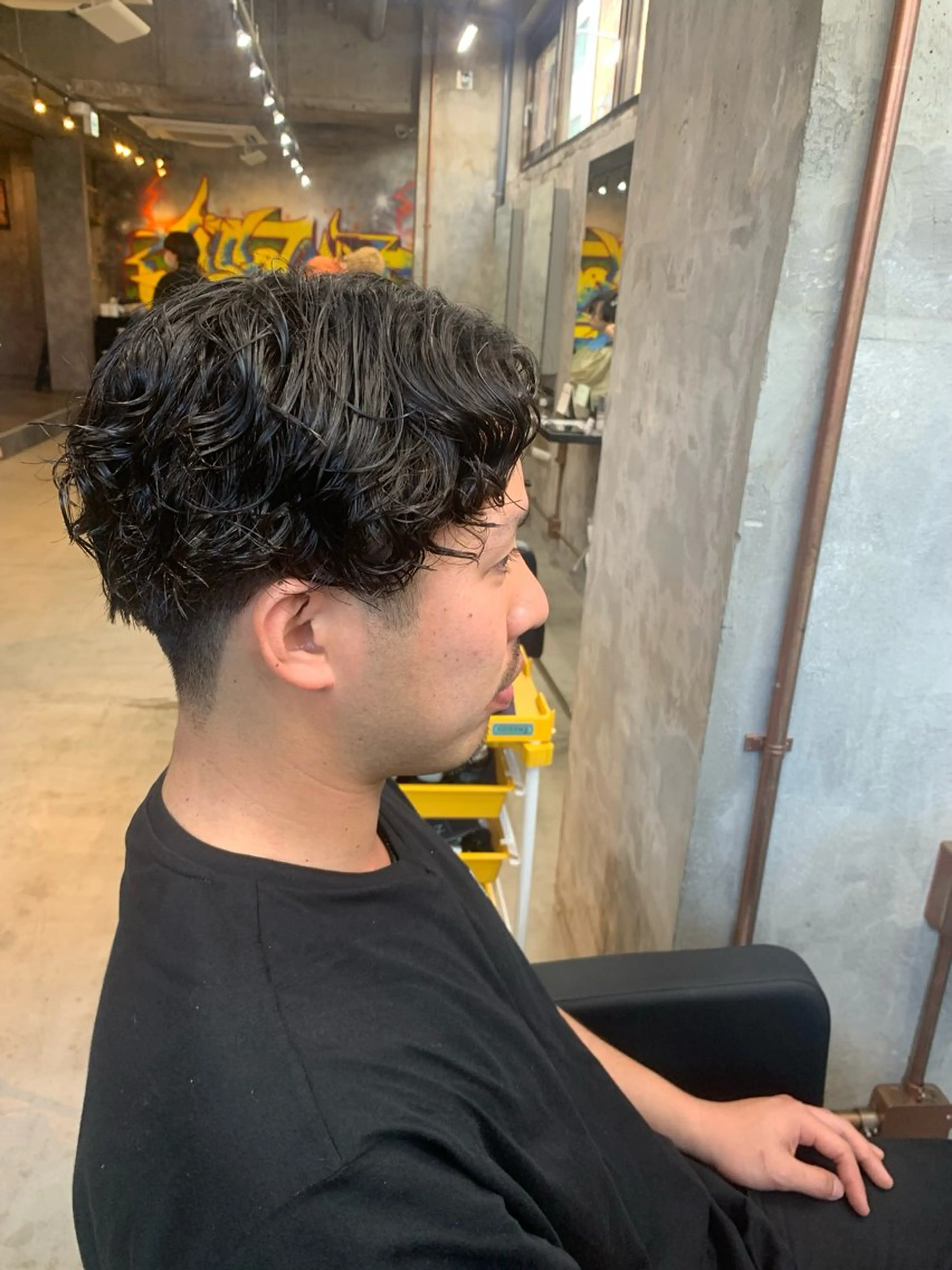 パーマ メンズ マッシュ メンズパーマ ツイストスパイラルパーマ スパイラルパーマ カット パーマ ⚡️メンズパーマ特化 mens支持◎/忠地のヘアスタイル