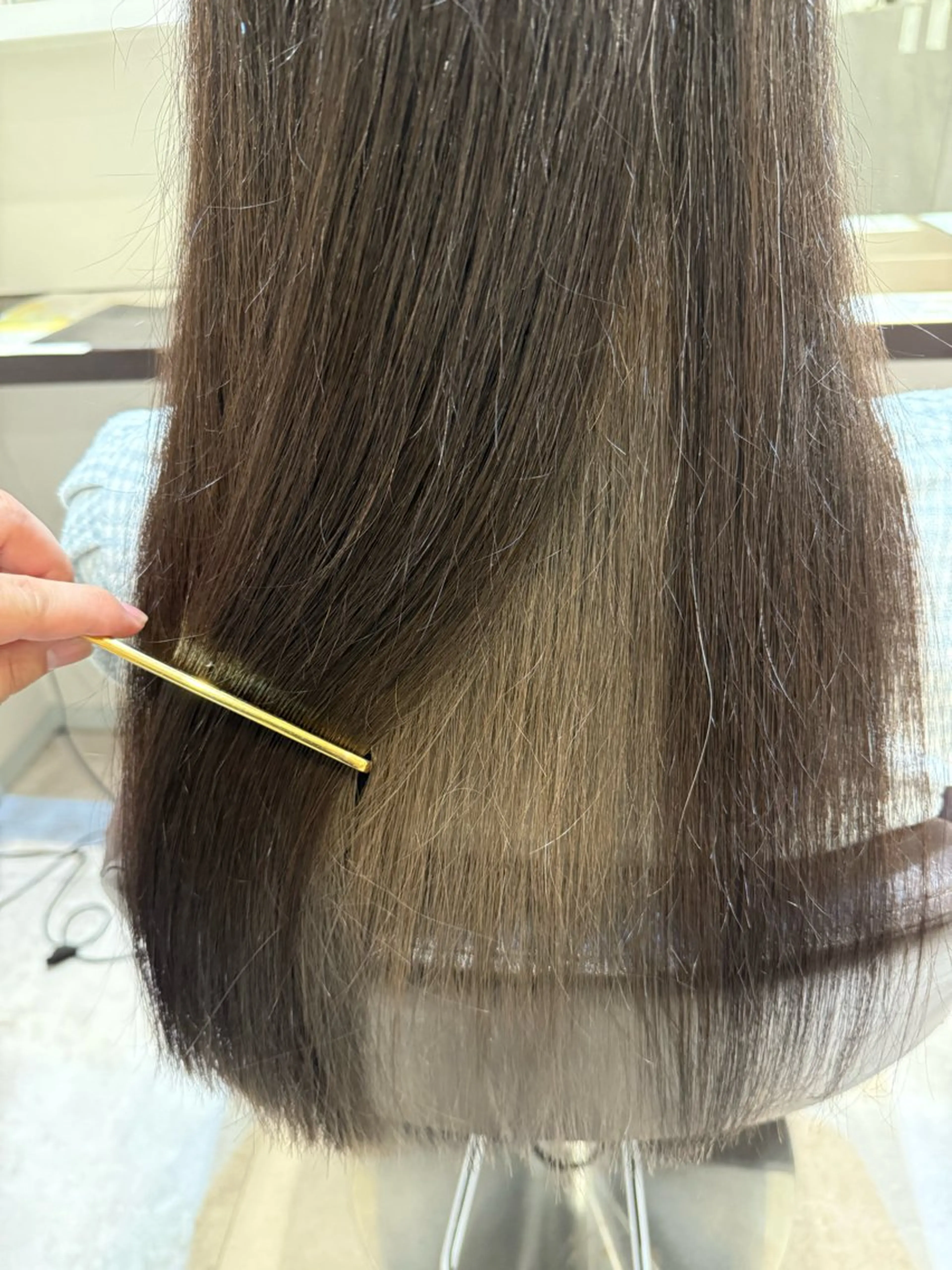 ロング カラー 田中 拓人のヘアスタイル