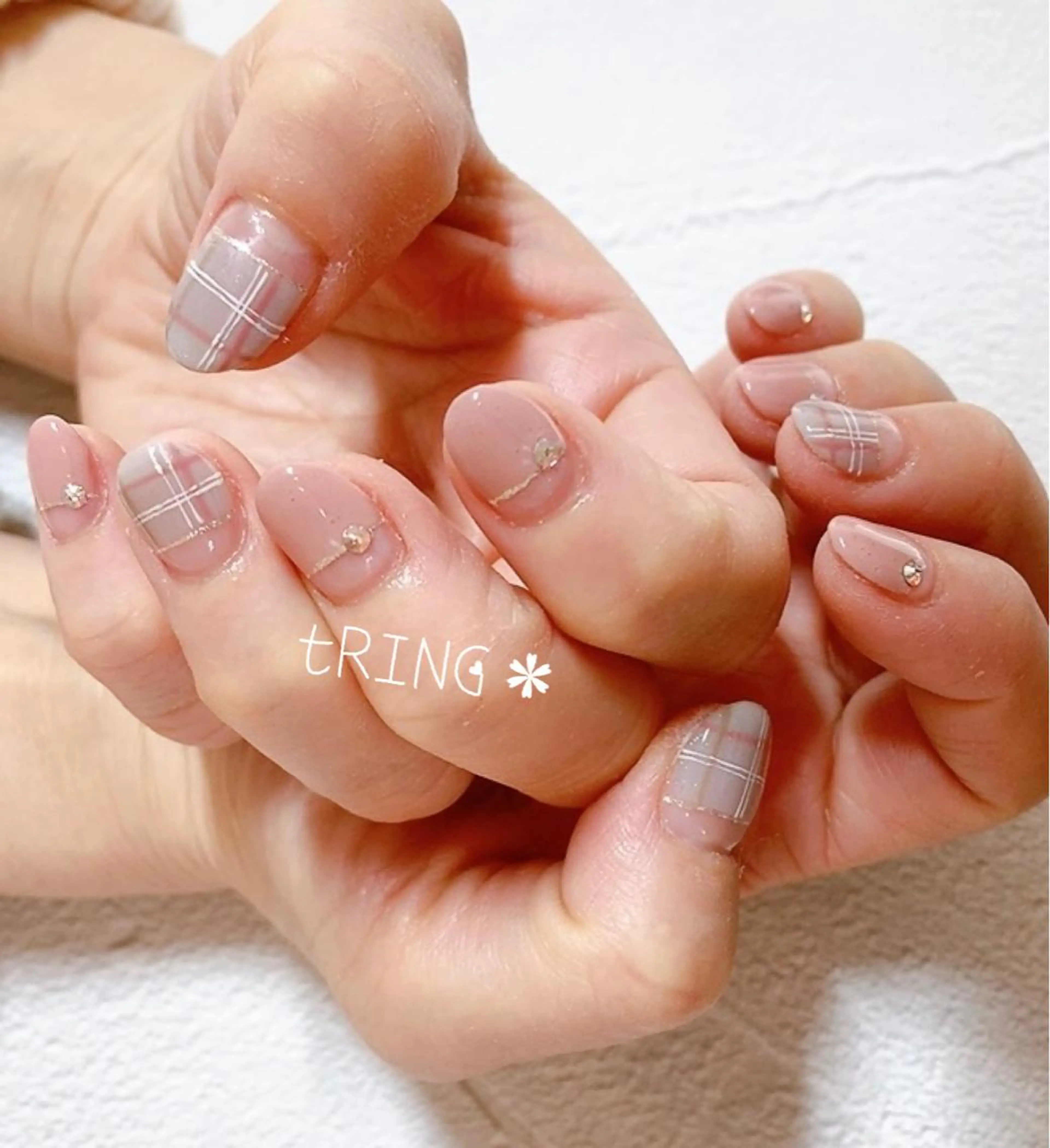 ネイル ハンドネイル tRING＊ しいの木台のネイルデザイン