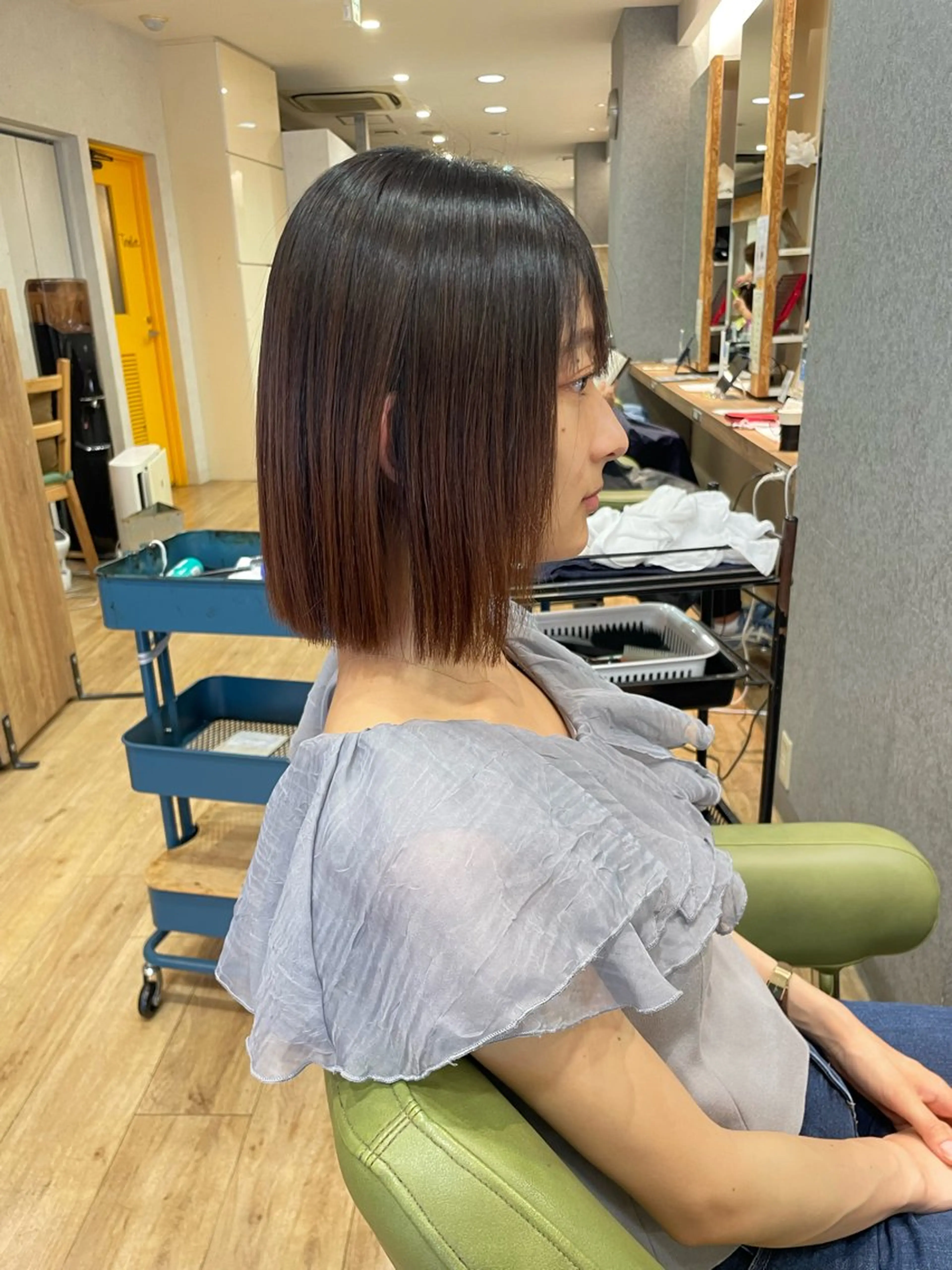 ショート トリートメント 縮毛矯正 髪質改善/Bloss om🌷高橋沙衣のヘアスタイル