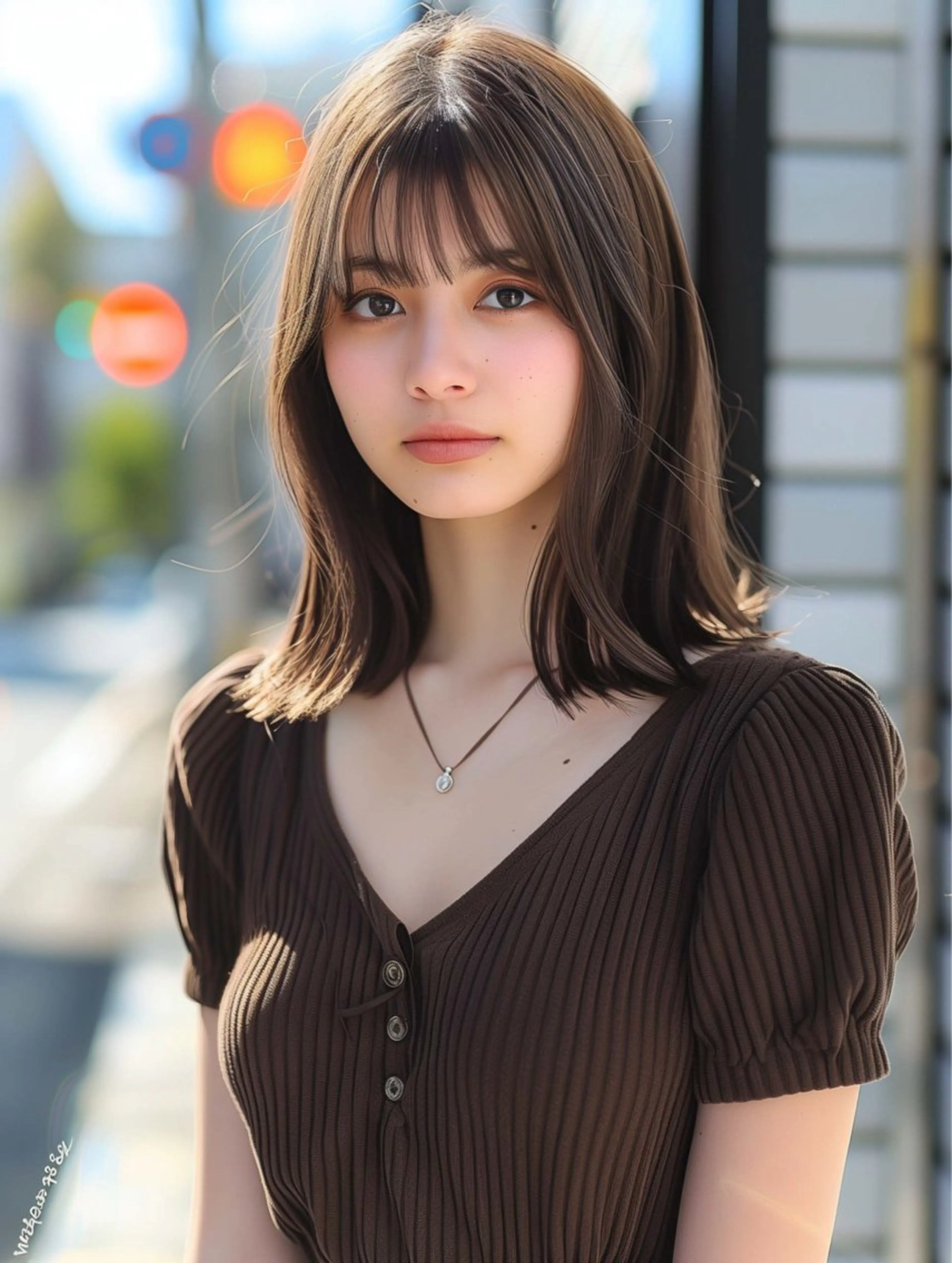 ミディアム カラー カット ヘアカラー トリートメント ✨シルクストレート✨ 美髪髪質改善Yukiのヘアスタイル