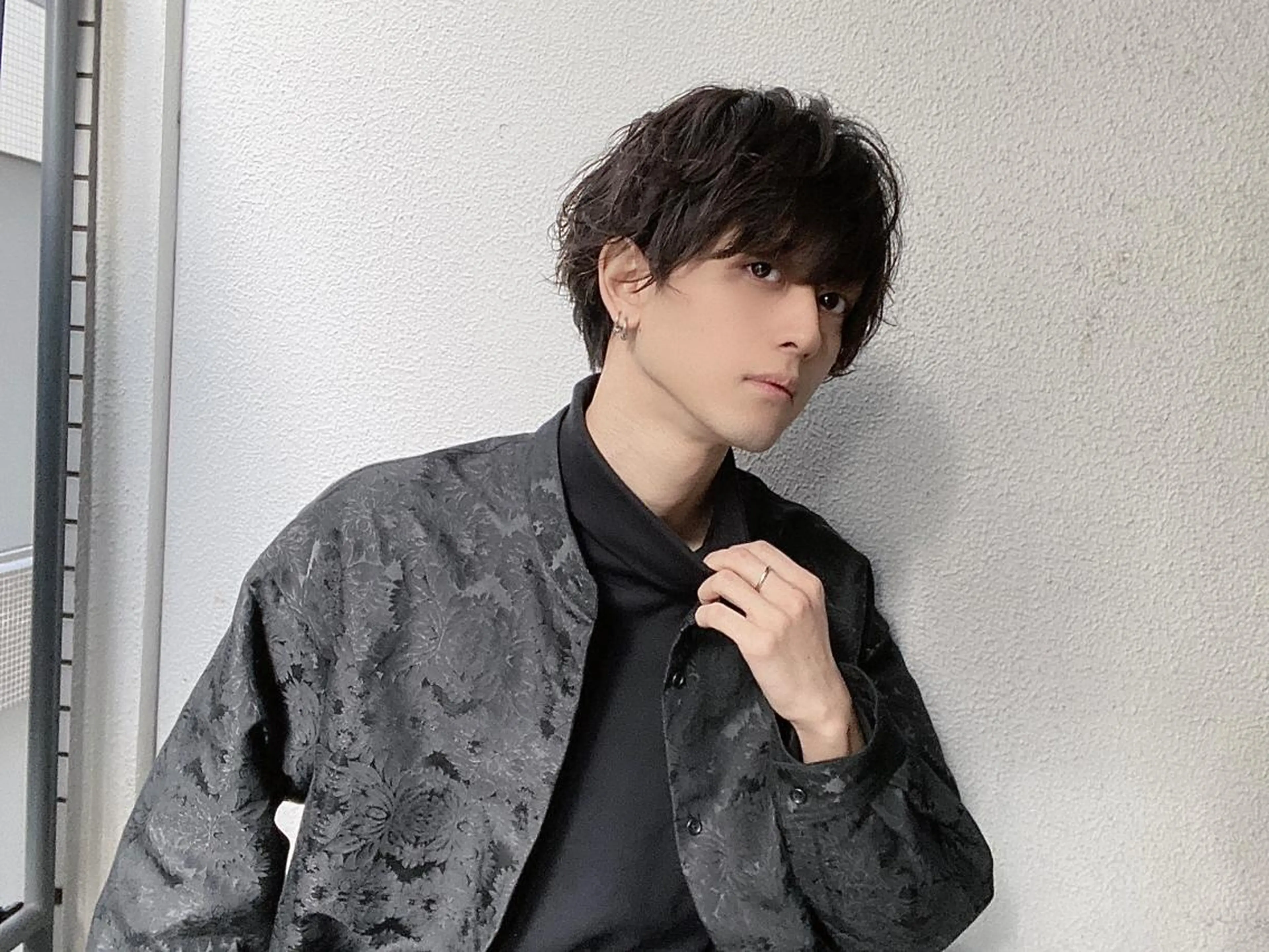 ミディアム パーマ メンズ ミディアムパーマ メンズパーマ スパイラルパーマ メンズサロン【owl 心斎橋】難波/アメ村のヘアスタイル