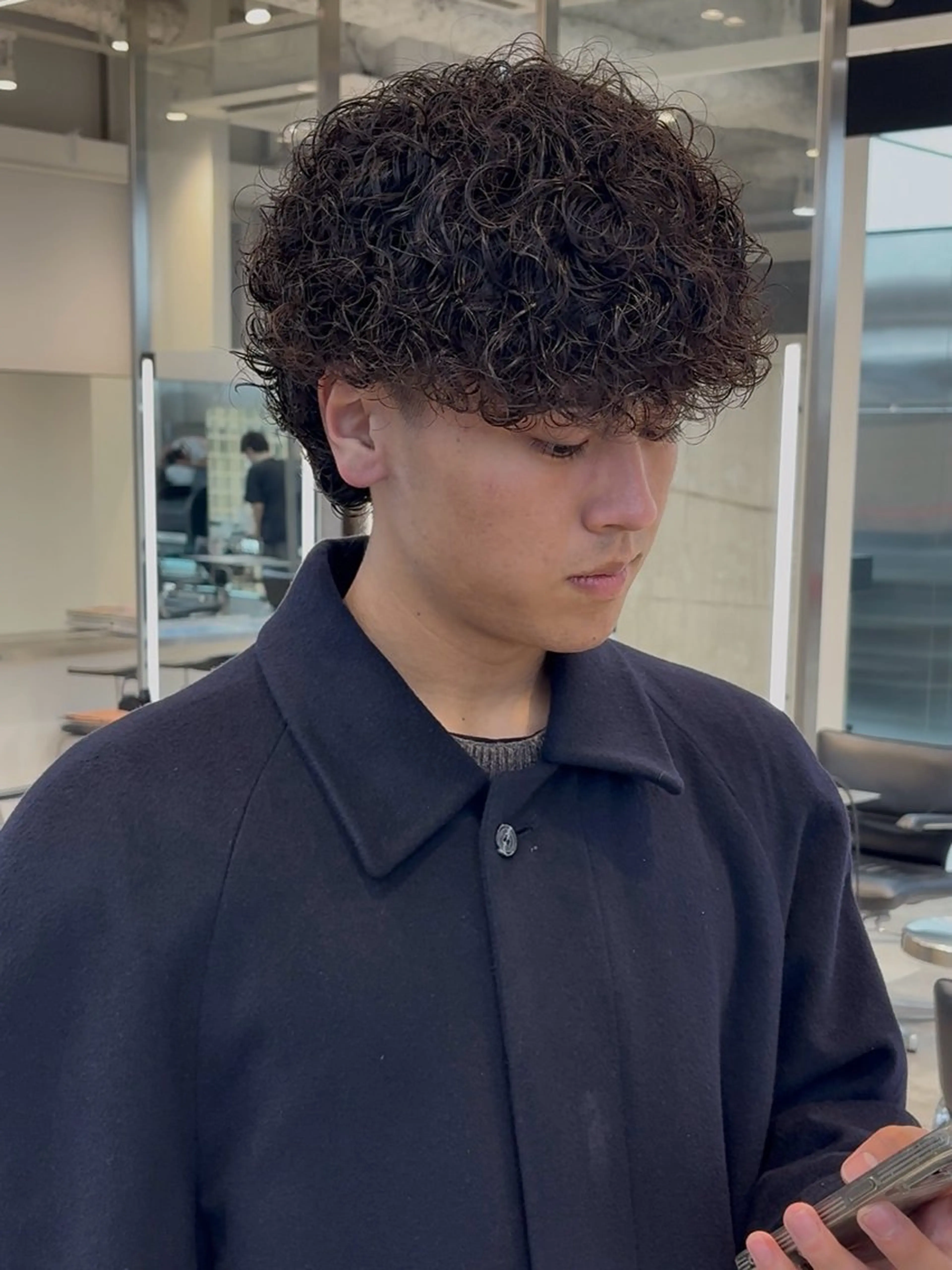 パーマ メンズ カット パーマ fifth 武正 琉生のヘアスタイル