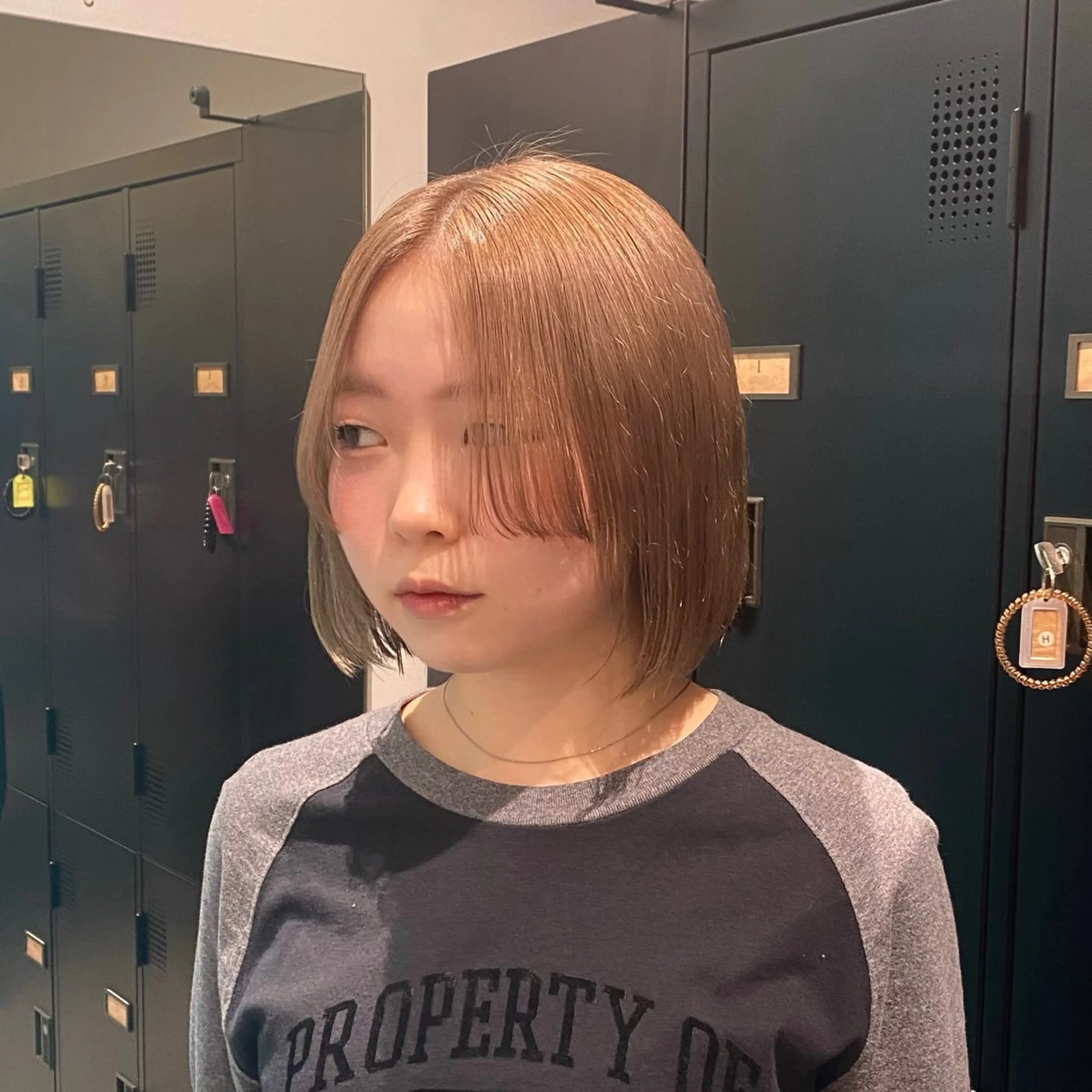 カラー ヘアカラー 韓国ヘア AINA🐱のヘアスタイル