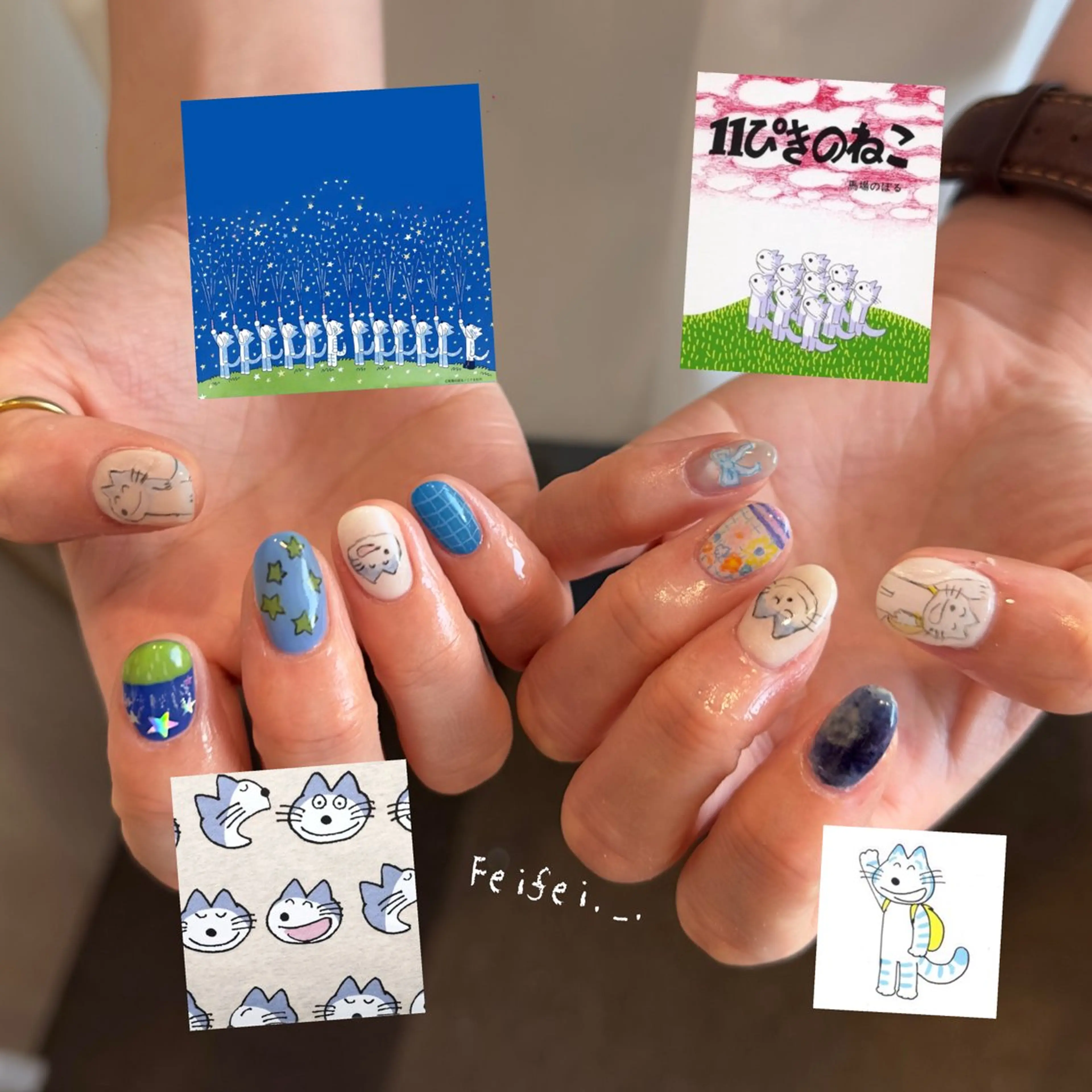 ネイル ハンドネイル 🎀 Hiyubi._.nail 🫧所属・🎀フェイ フェイ🫧💗のネイルデザイン