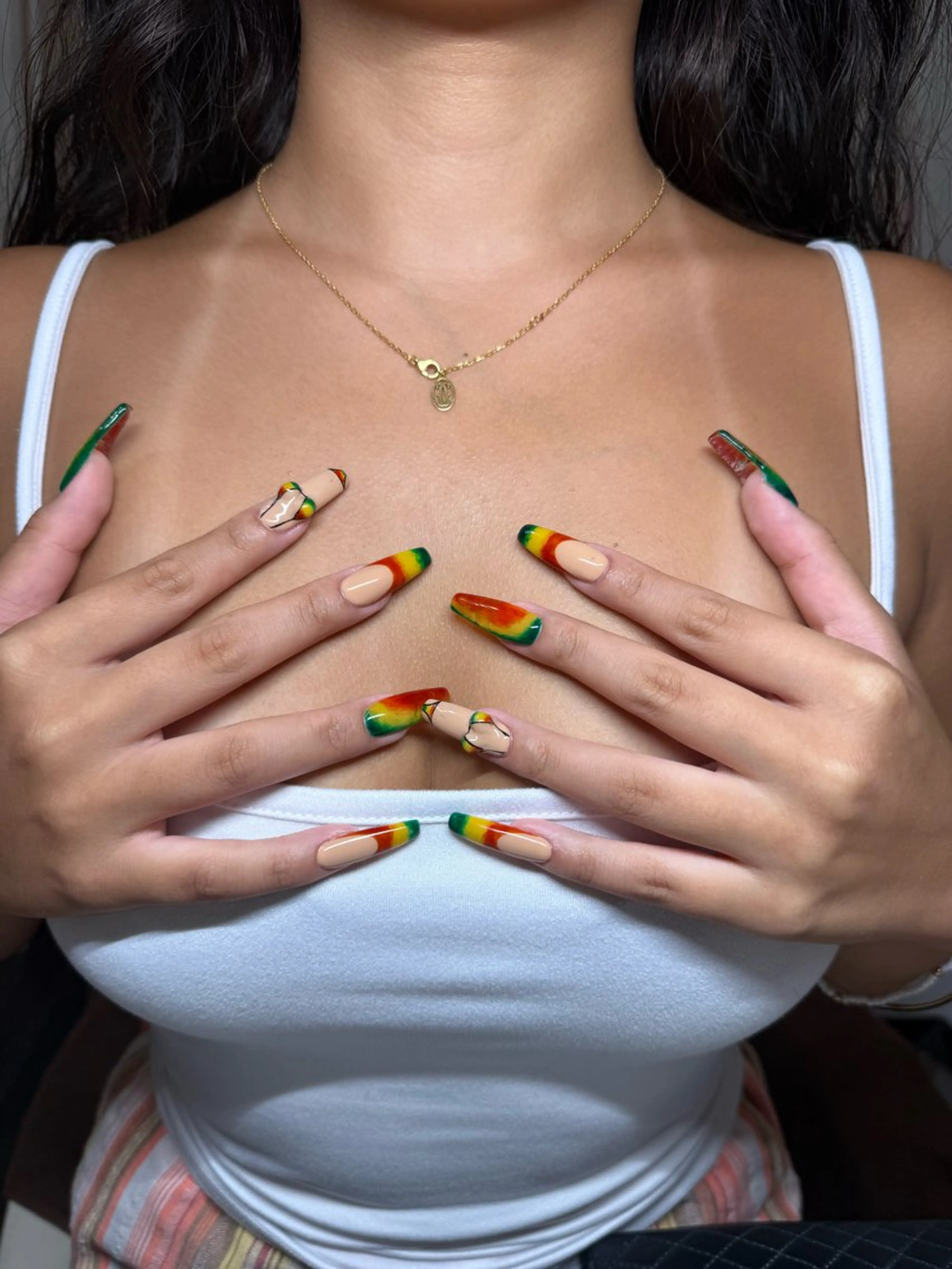 ネイル ハンドネイル AURORA eyelash&nail salon アメ村店所属・🌏AURORA | RiRi🪐のネイルデザイン