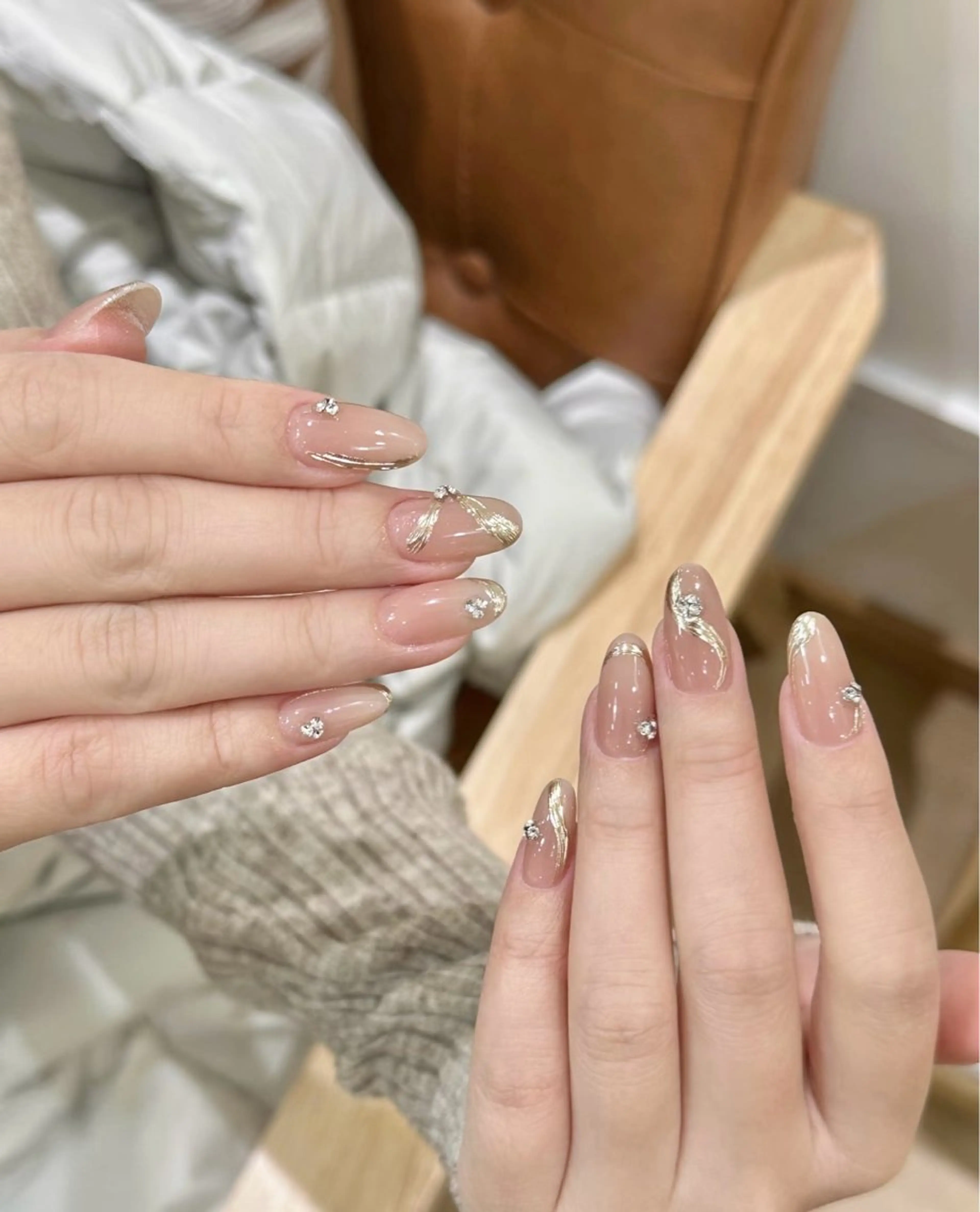 ネイル アートネイル フレンチネイル マグネットネイル ミラーネイル オフィスネイル ハンドネイル Blossom nail【ブラソンネイル】所属・Blossom nail_Yuniのネイルデザイン