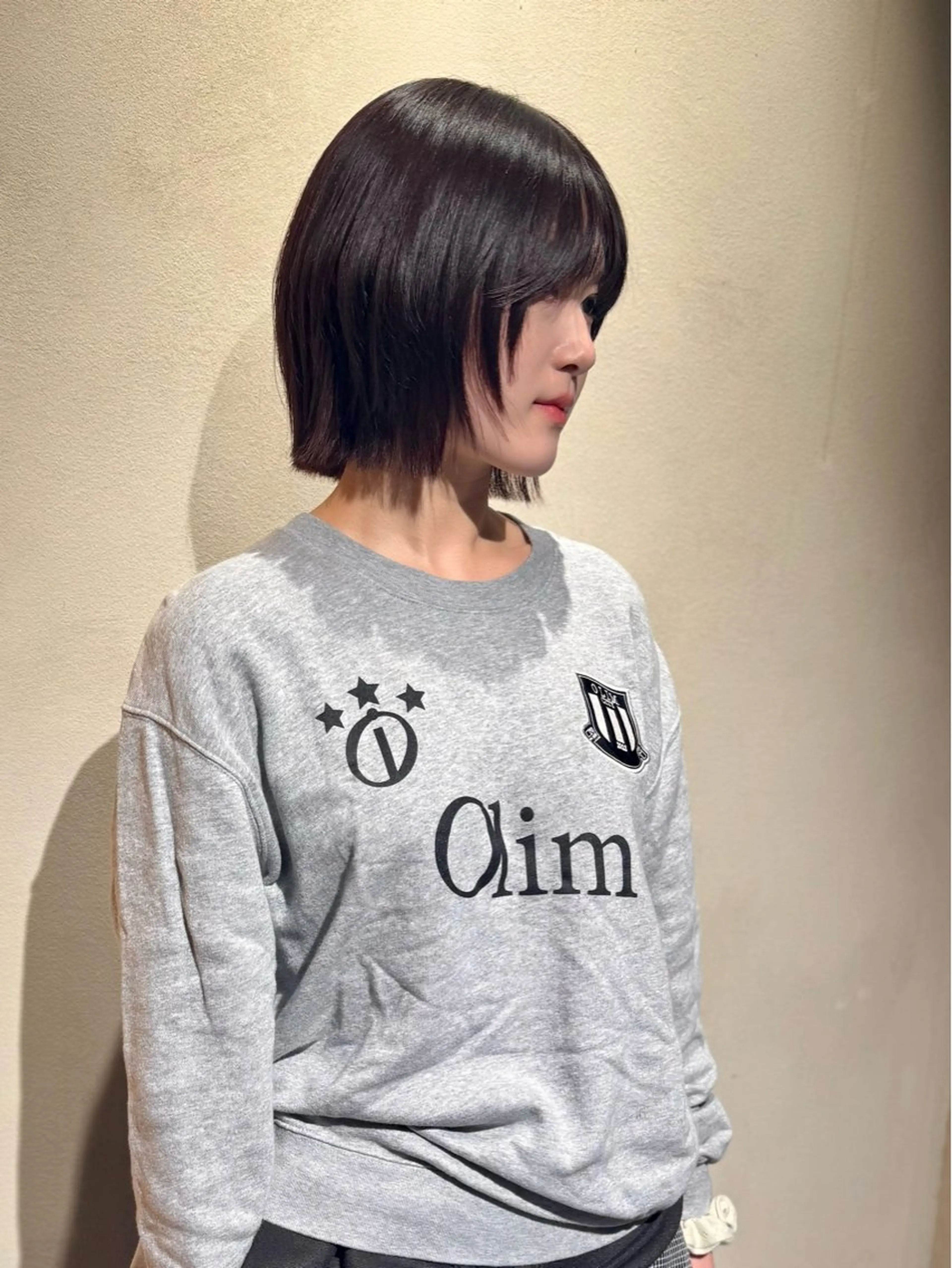 ミディアム ボブ レイヤーカット カット み うのヘアスタイル