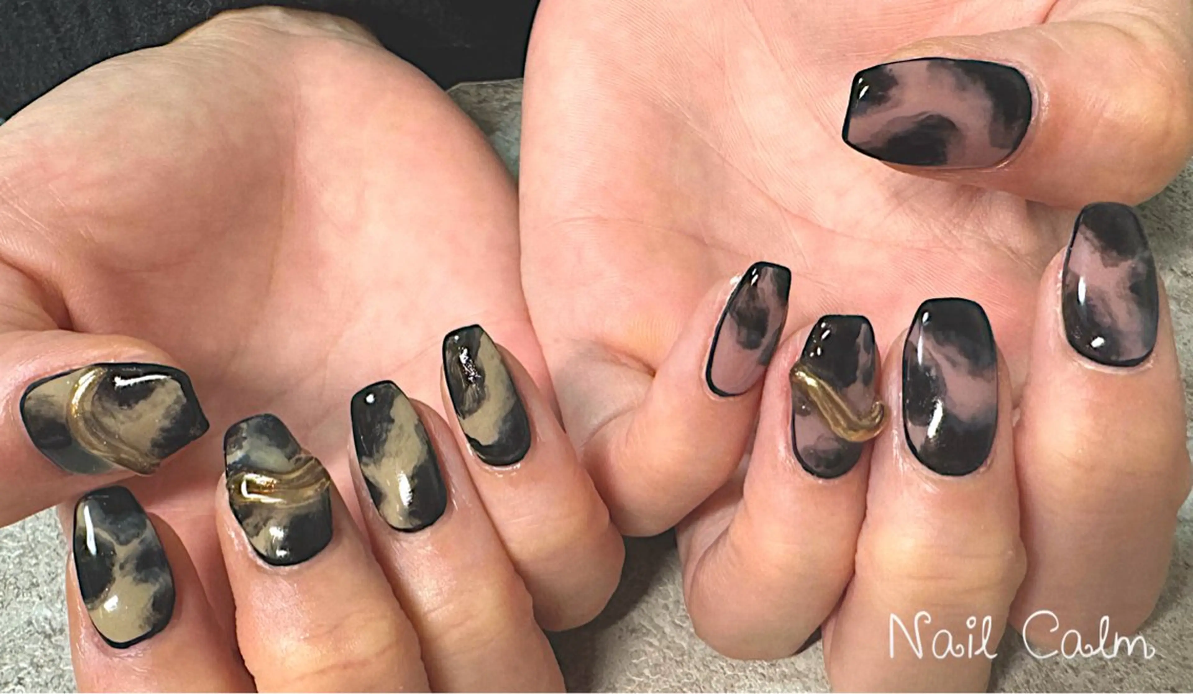 ネイル 持ち込み ハンドネイル Nail Calm所属・プライベートサロン Calmのネイルデザイン