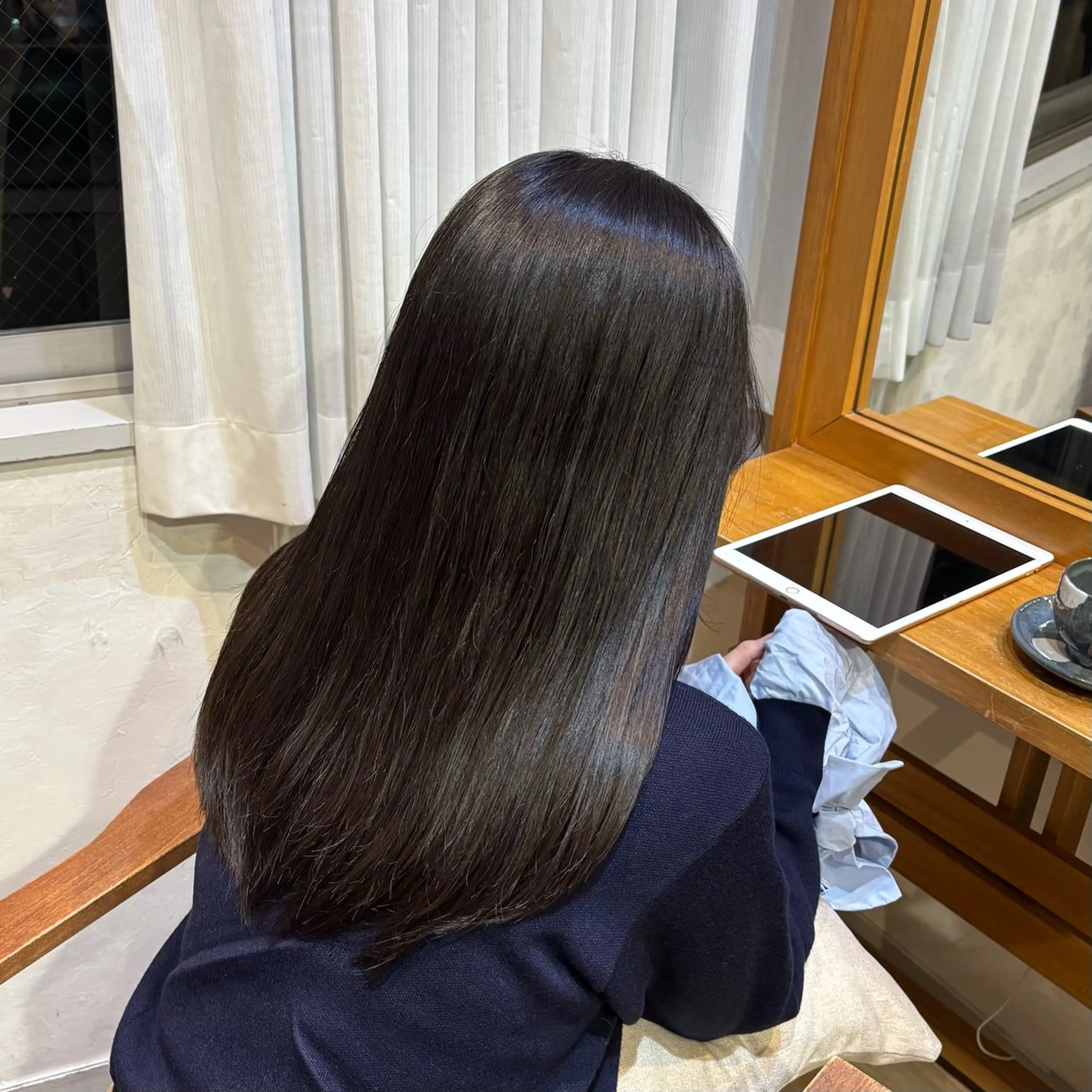 ロング カラー ヘアカラー トリートメント RINNO🌷艶髪/ 透明感&艶カラーのヘアスタイル