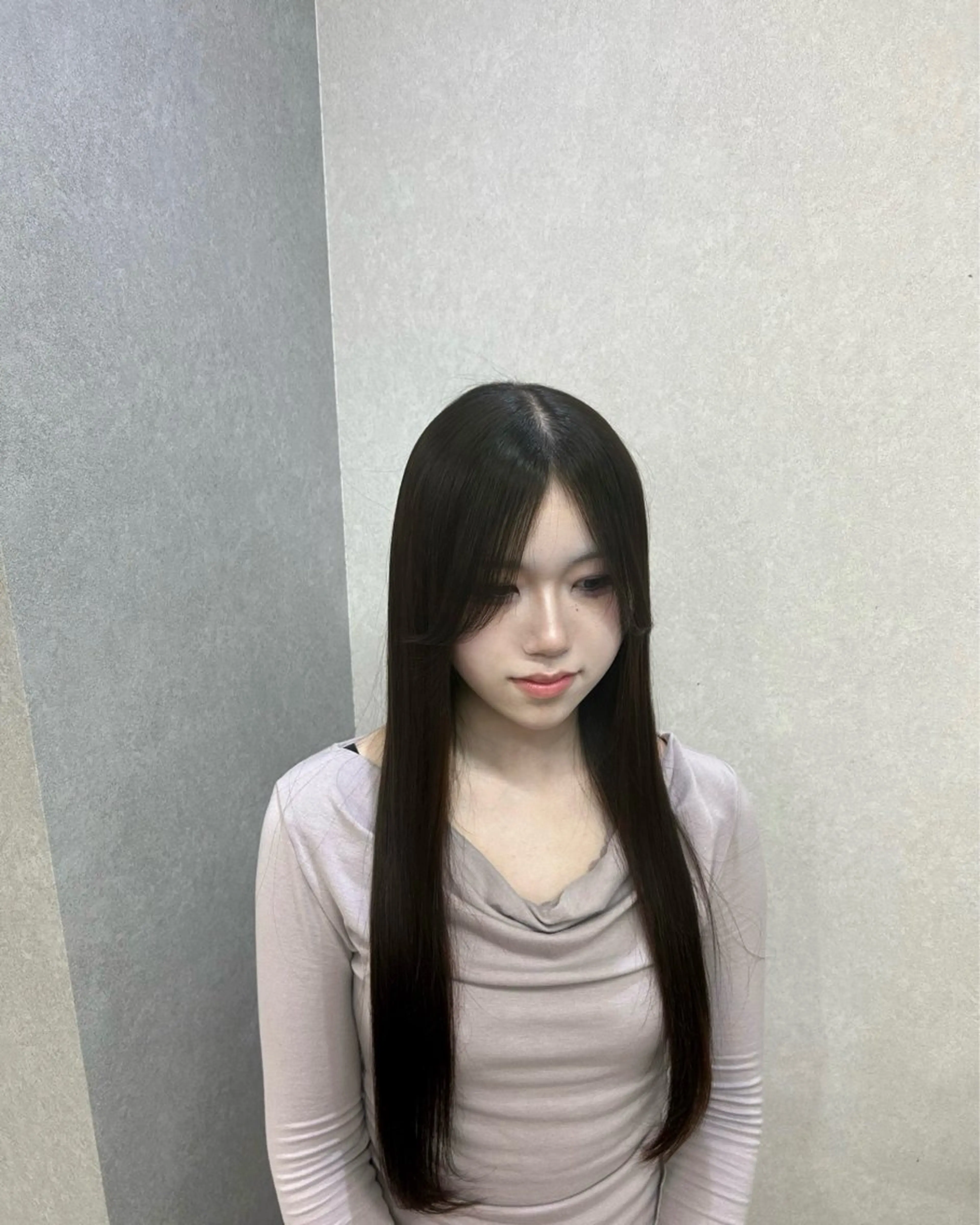 ロング 縮毛矯正 縮毛矯正 HooK所属・☘メンズ募集☘ yunaのヘアスタイル