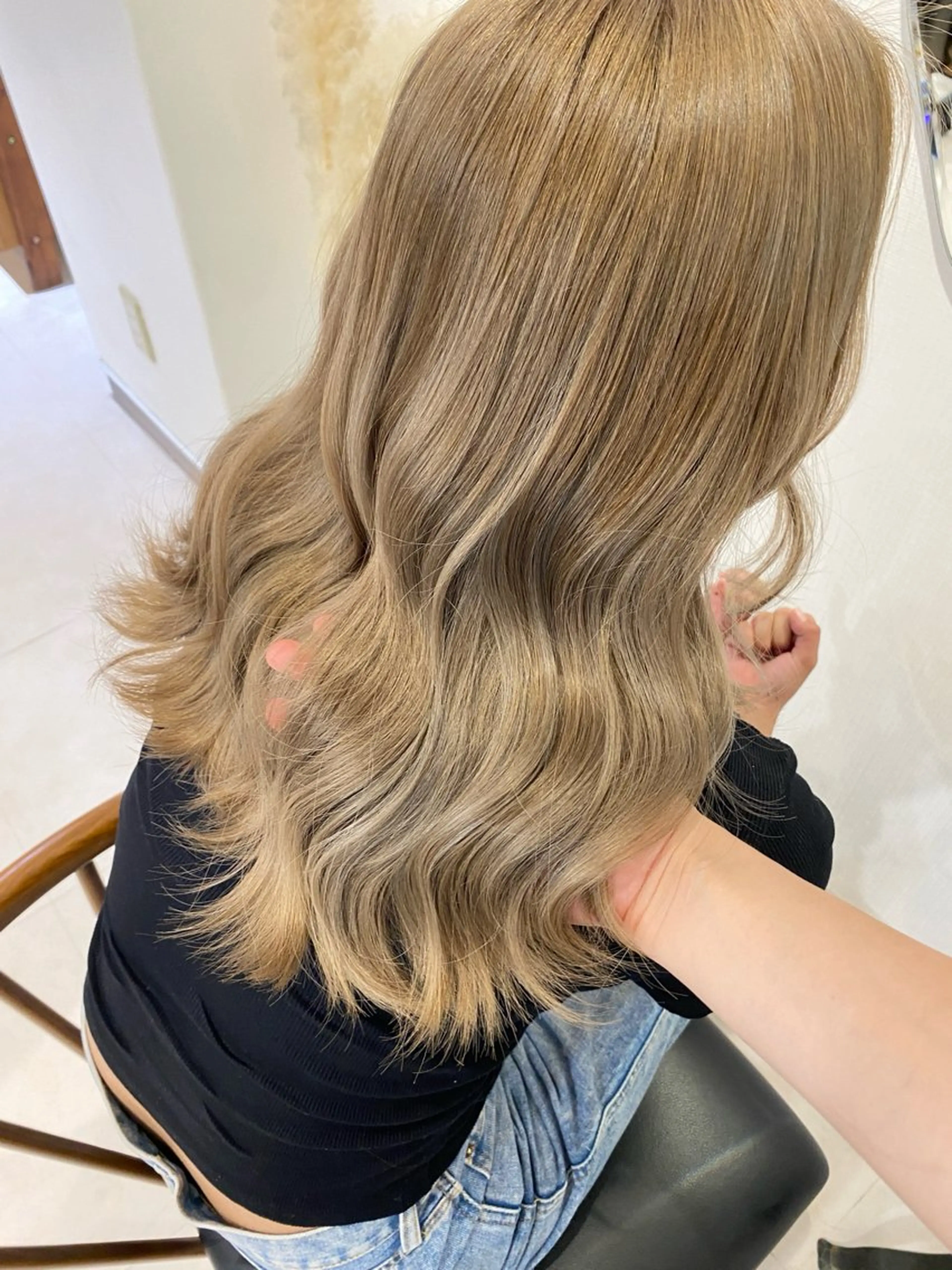 カラー ブリーチ amoretto 🩶るのんのヘアスタイル