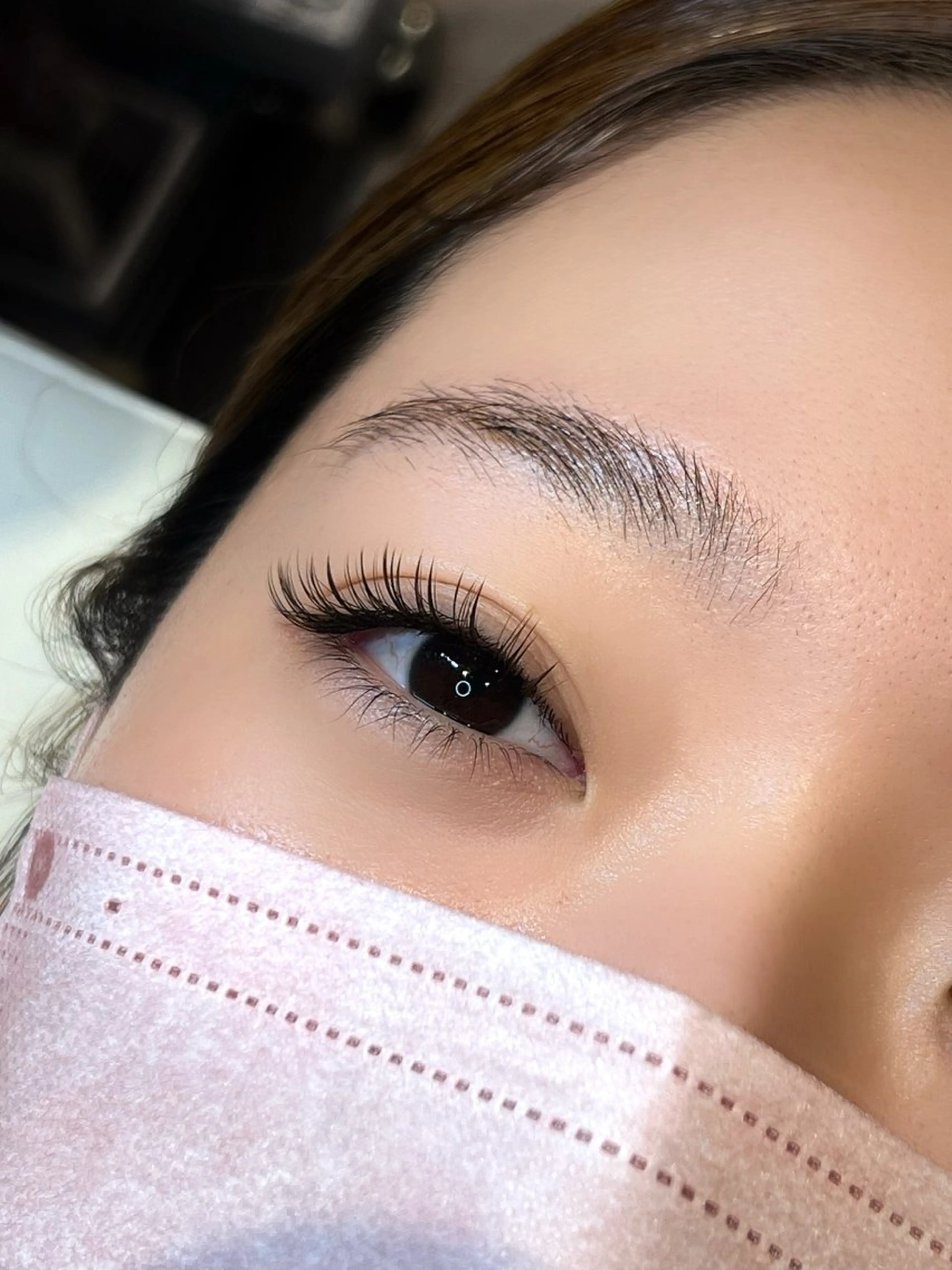 新機種導入キャンペーンLEDエクステフラットラッシュ60本(30/30)新都心の写真