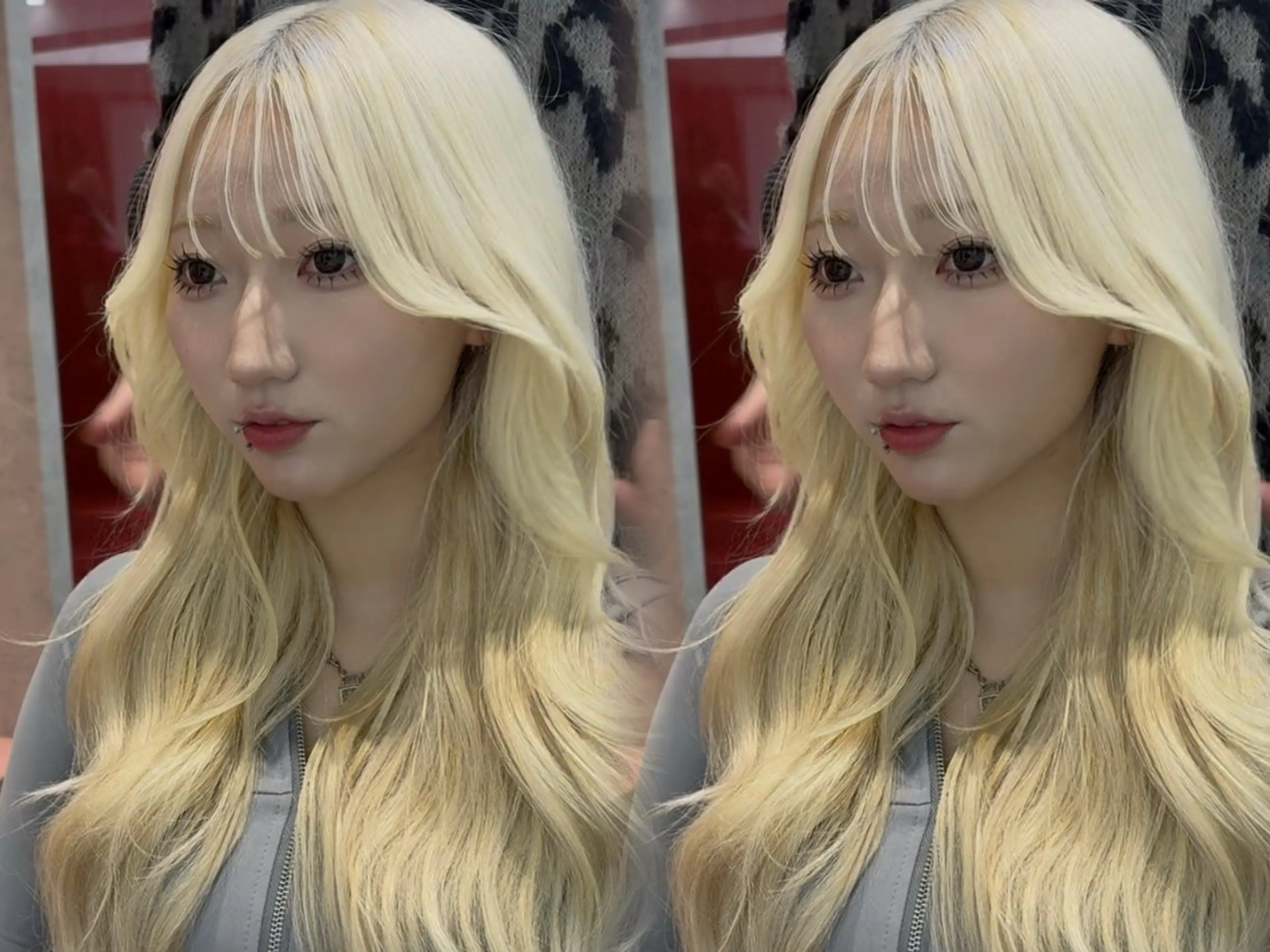 セミロング カラー 山崎/ボブ縮毛矯正 レイヤー髪質改善のヘアスタイル