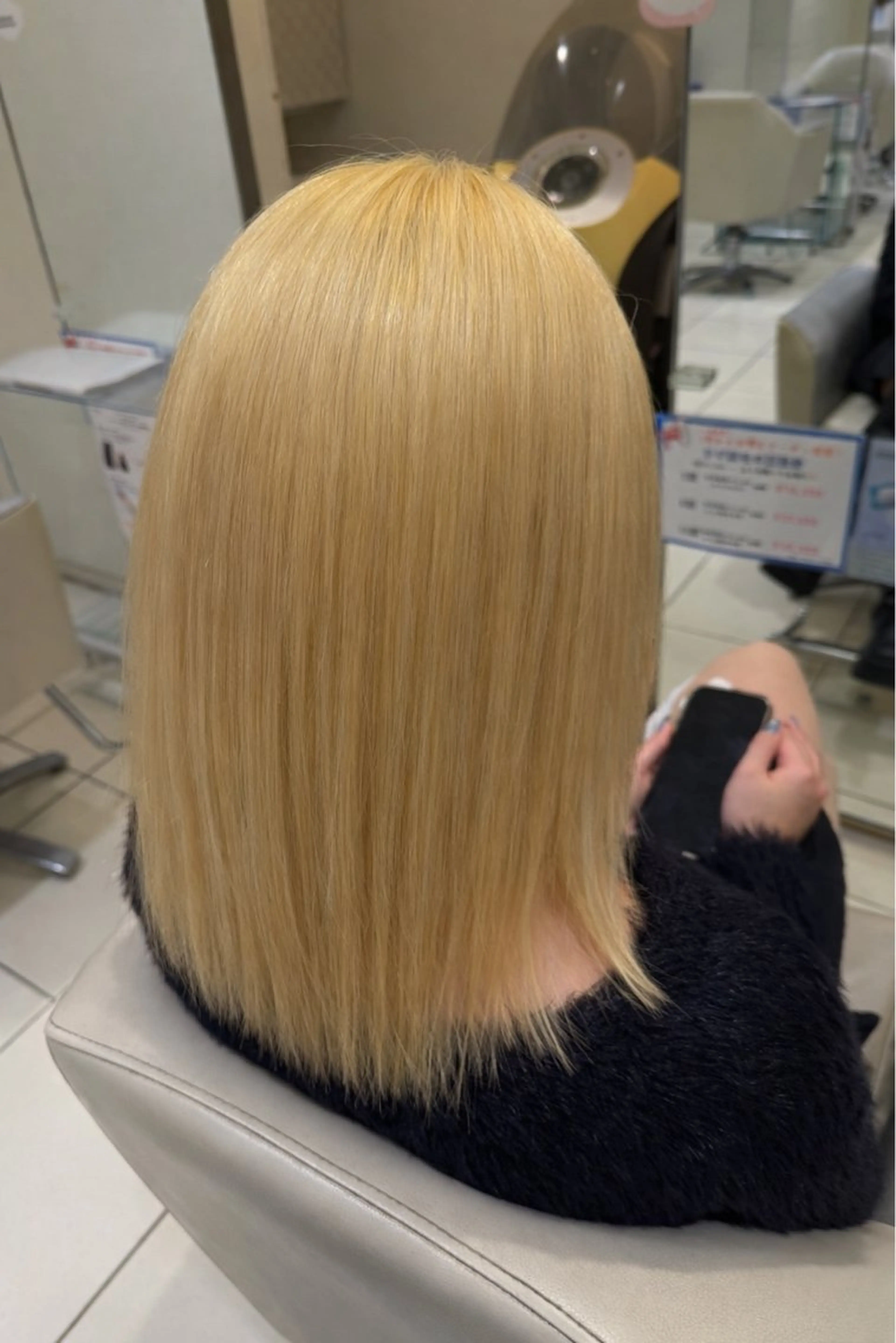 【当日予約OK👌】ブリーチ2回ダブルカラー+5stepトリートメント付きの写真