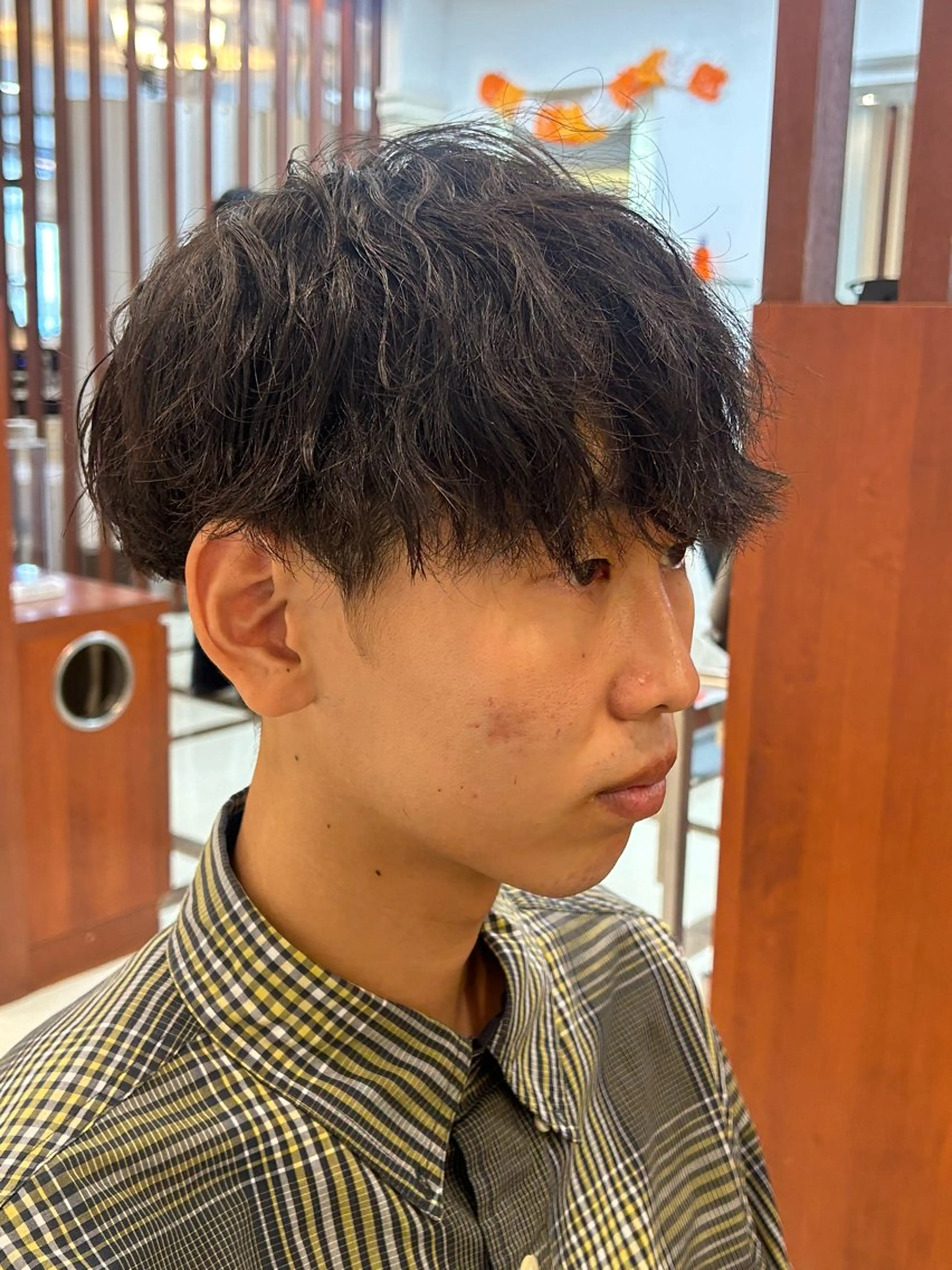 パーマ メンズ マッシュ 学生（メンズ向け） 学生 伊藤 美紀のヘアスタイル