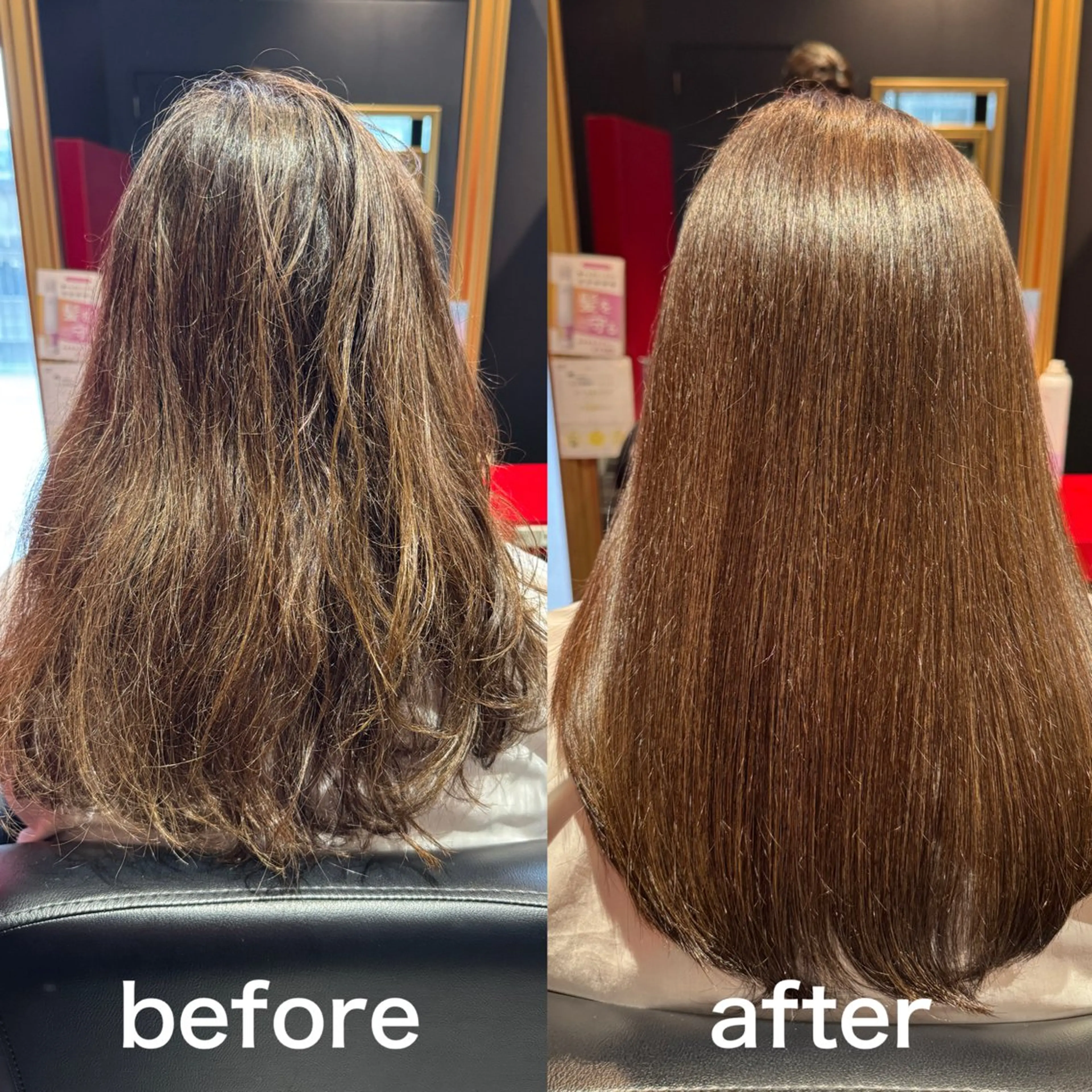 セミロング カラー ブリーチ 透明感カラー 髪質改善 トリートメント カット ヘアカラー トリートメント ブリーチカラー/ 岩破瑞希のヘアスタイル