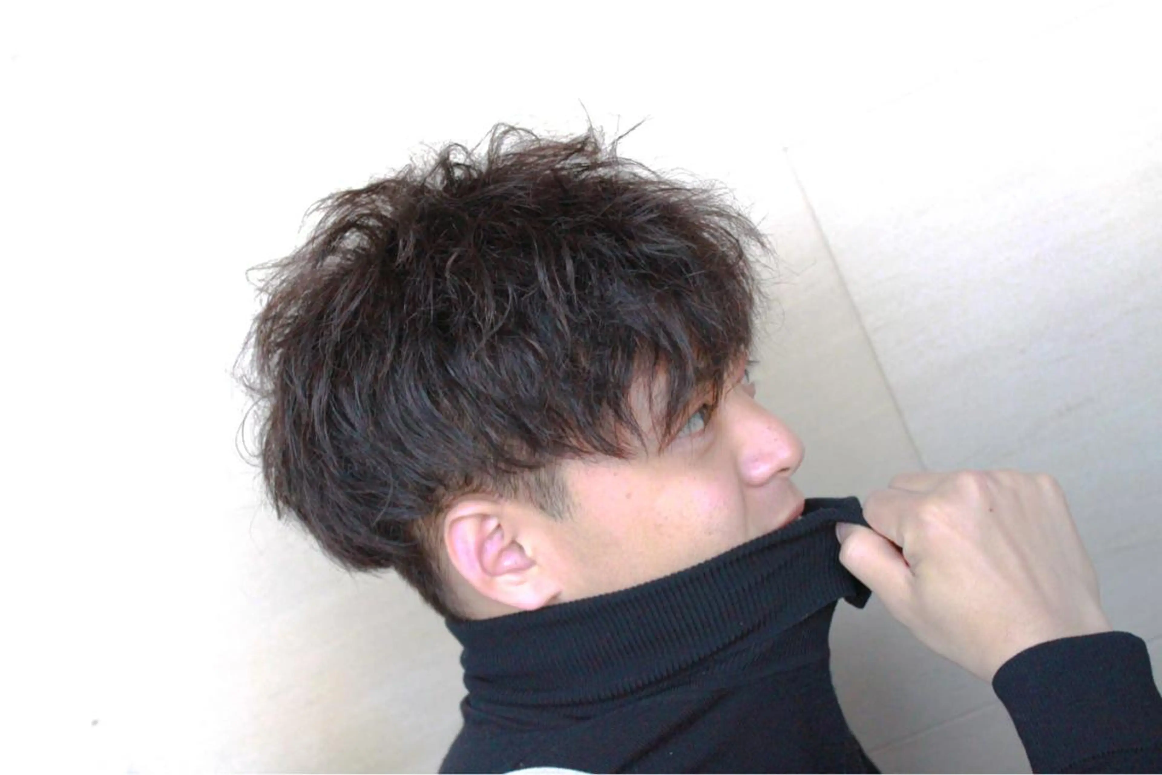 ショート パーマ メンズ メンズパーマ 赤司 泰樹のヘアスタイル