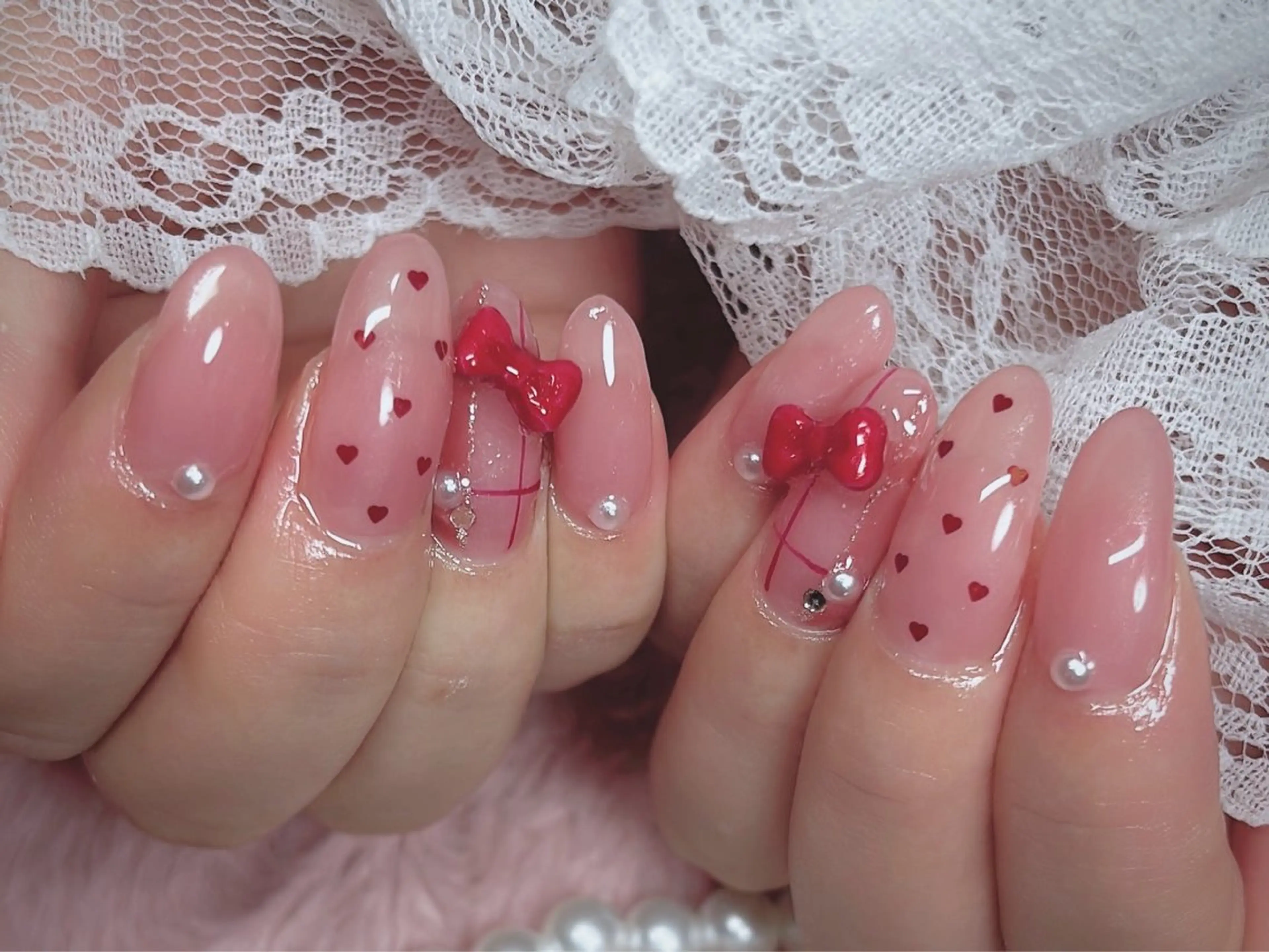 ネイル ハンドネイル RiLion💗 Risa🦋💜のネイルデザイン