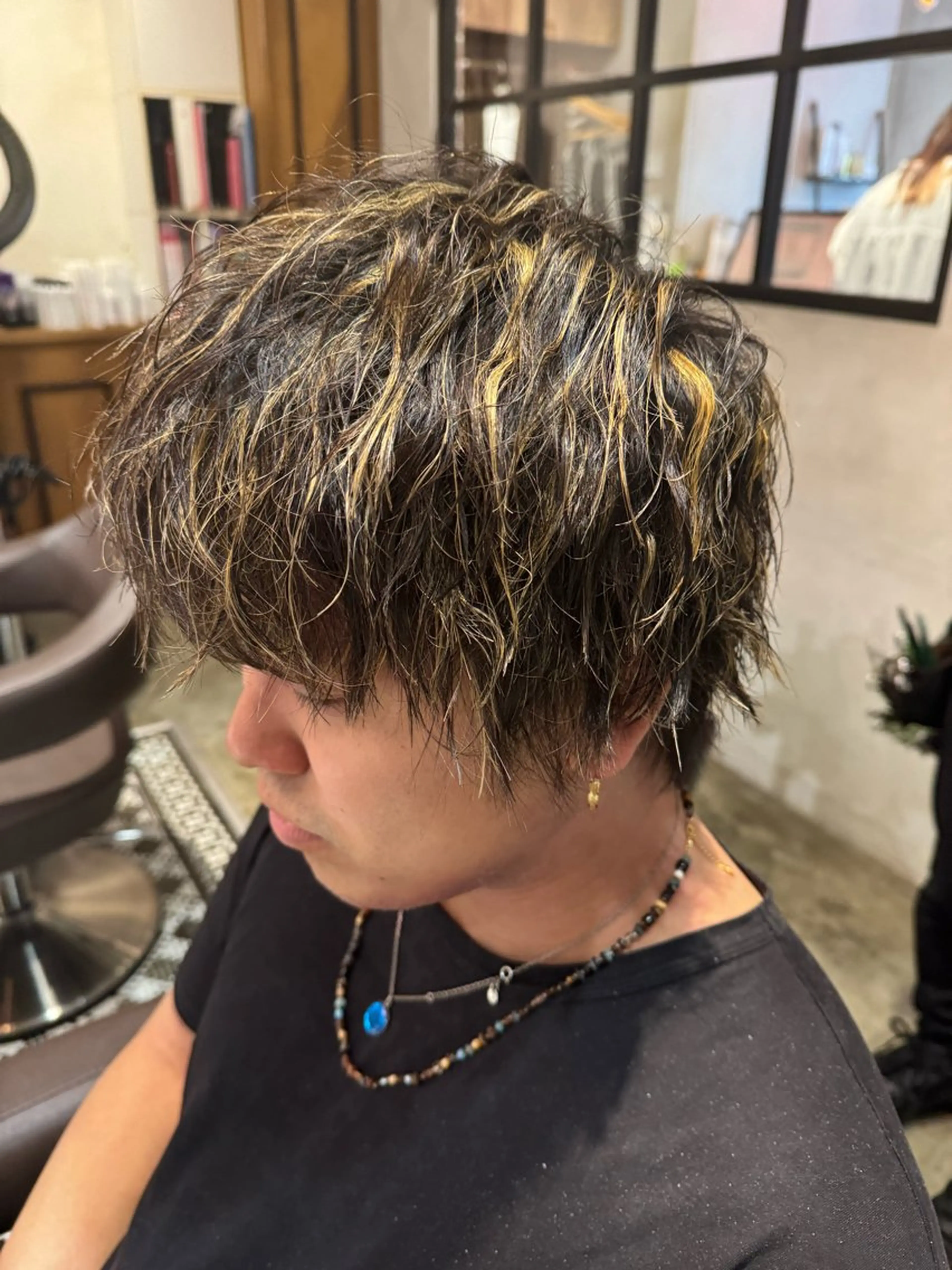 ミディアム ミディアムパーマ 🦋店長🦋 ほんさわ みずきのヘアスタイル