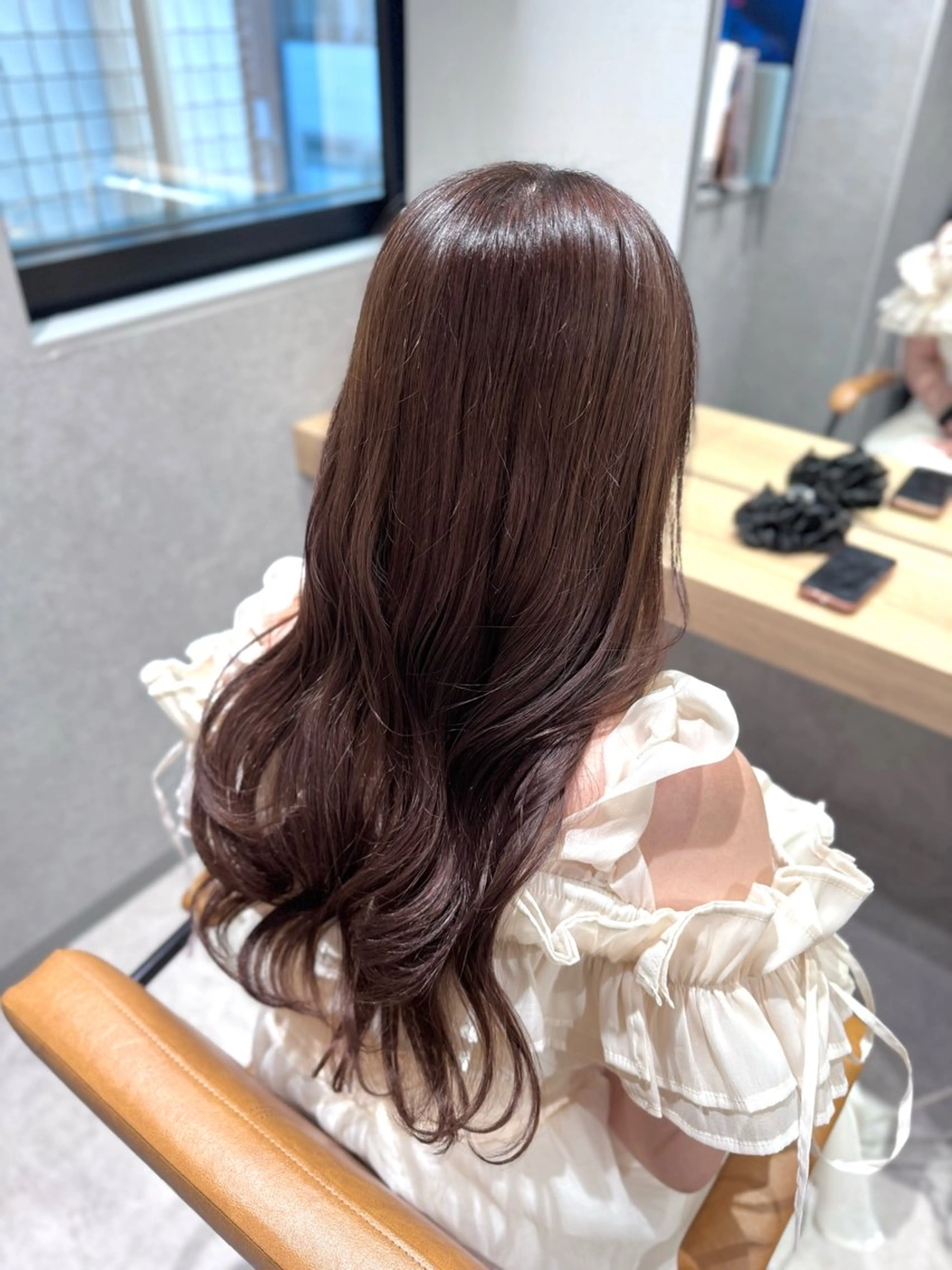 ロング カラー ブラウンカラー ショコラブラウン PELE SAKAE /Sayakaのヘアスタイル