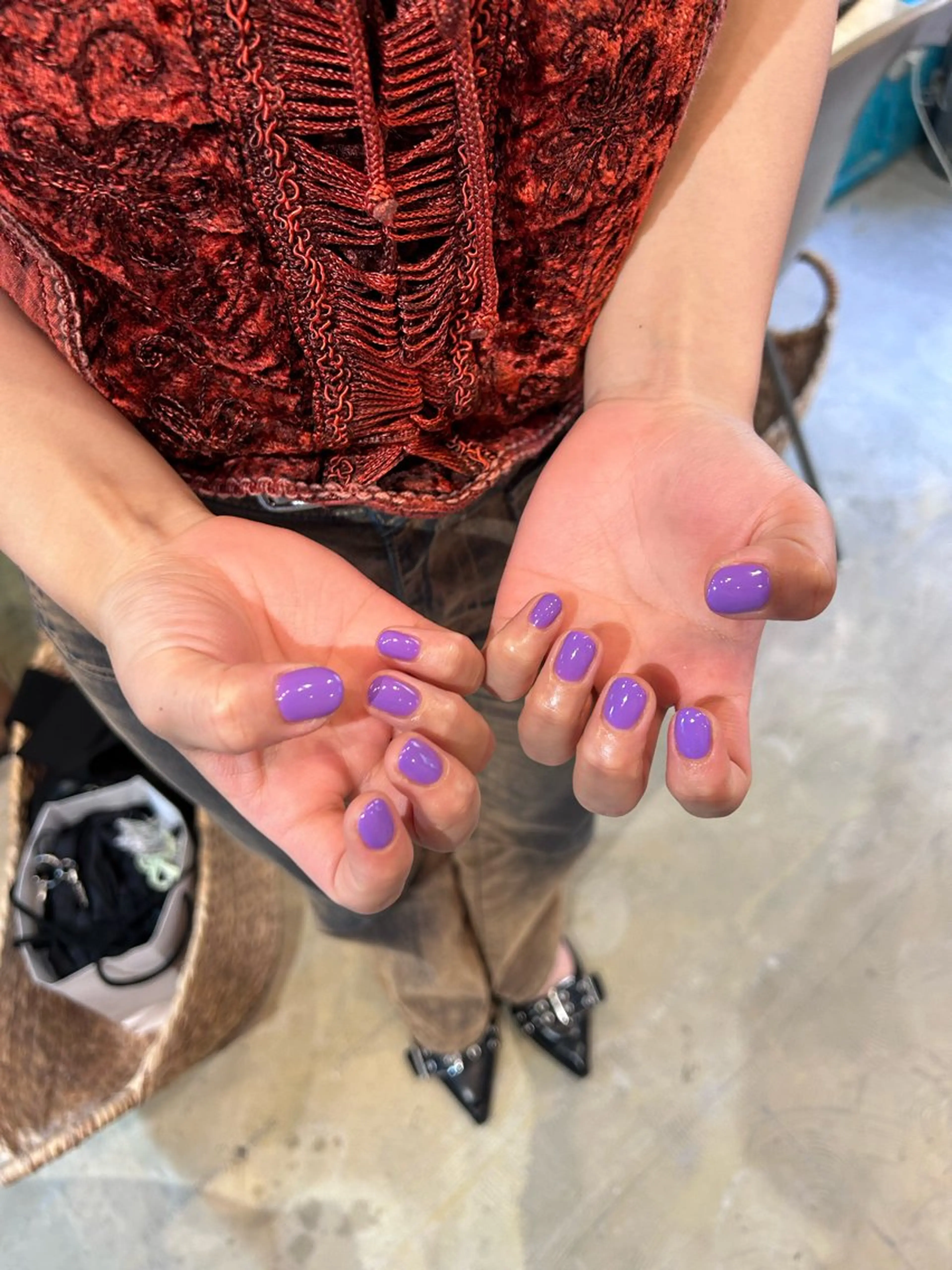 ワンカラー・グラデ・ラメグラ・塗りかけコース〈オフ込〉2色まで🩵🩷の写真