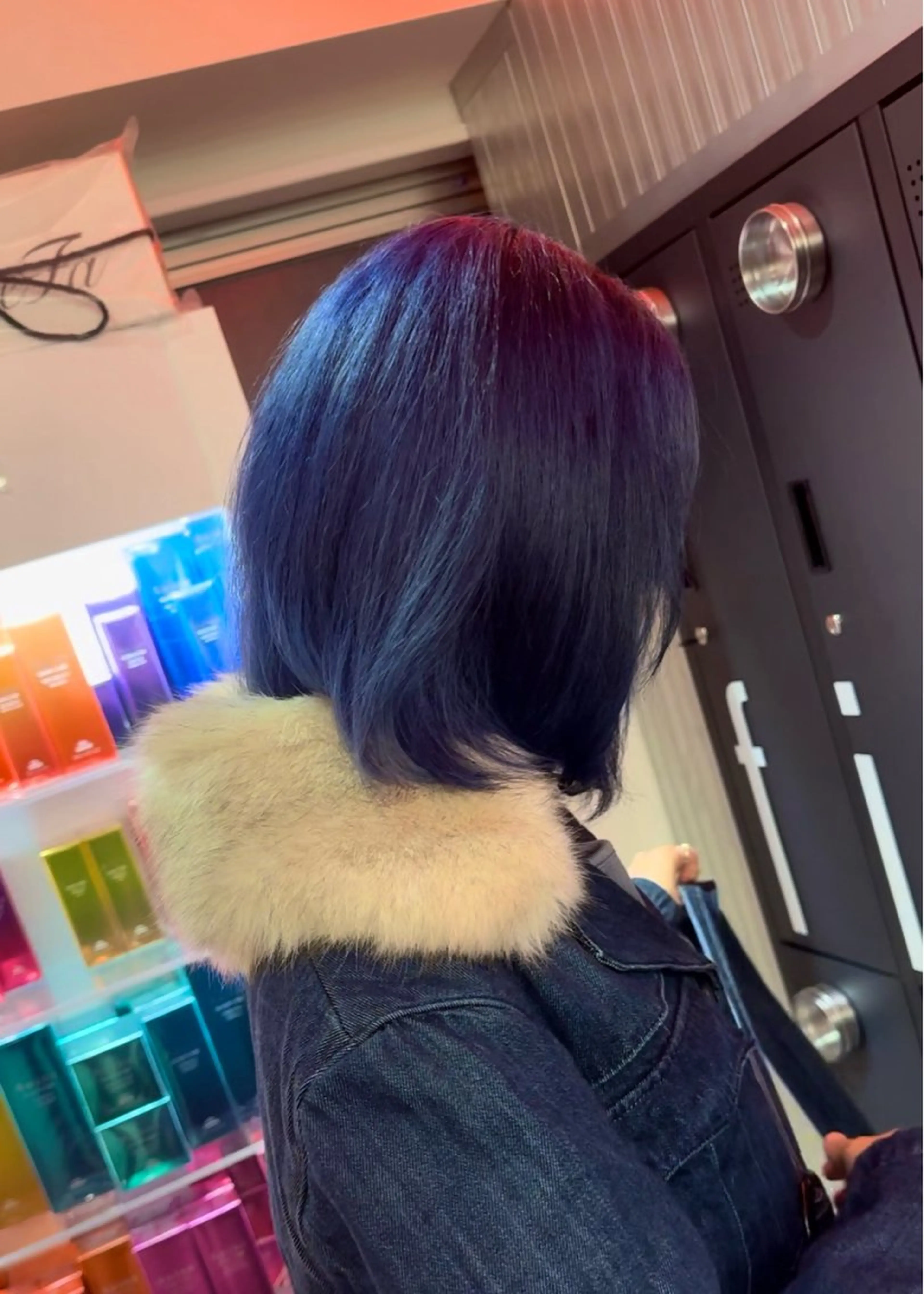 ロング カラー ニュアンス/フェザー /ウルフ/伶馬のヘアスタイル