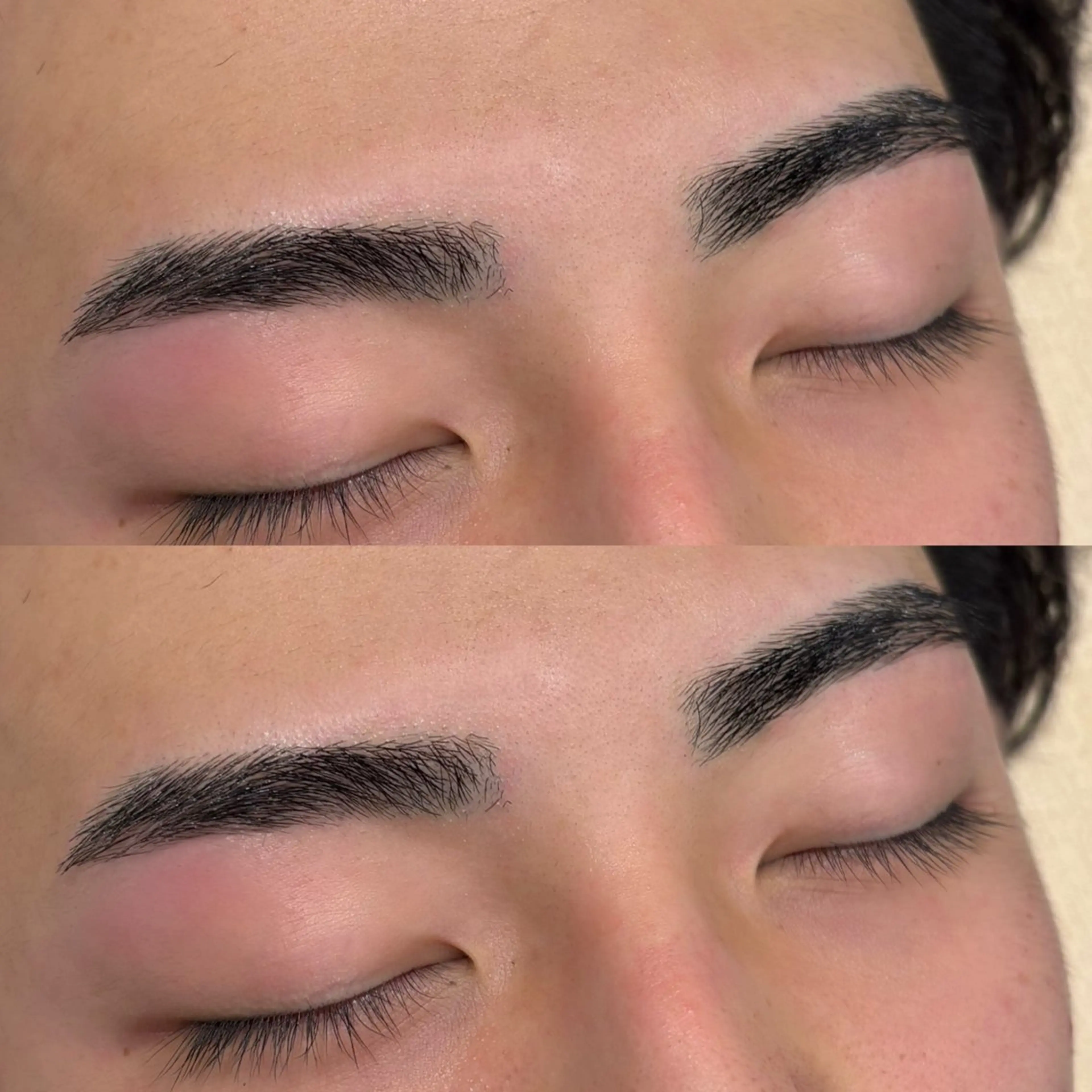 【メンズ大歓迎！】黄金比美眉！眉ワックス💫メイクなしの写真