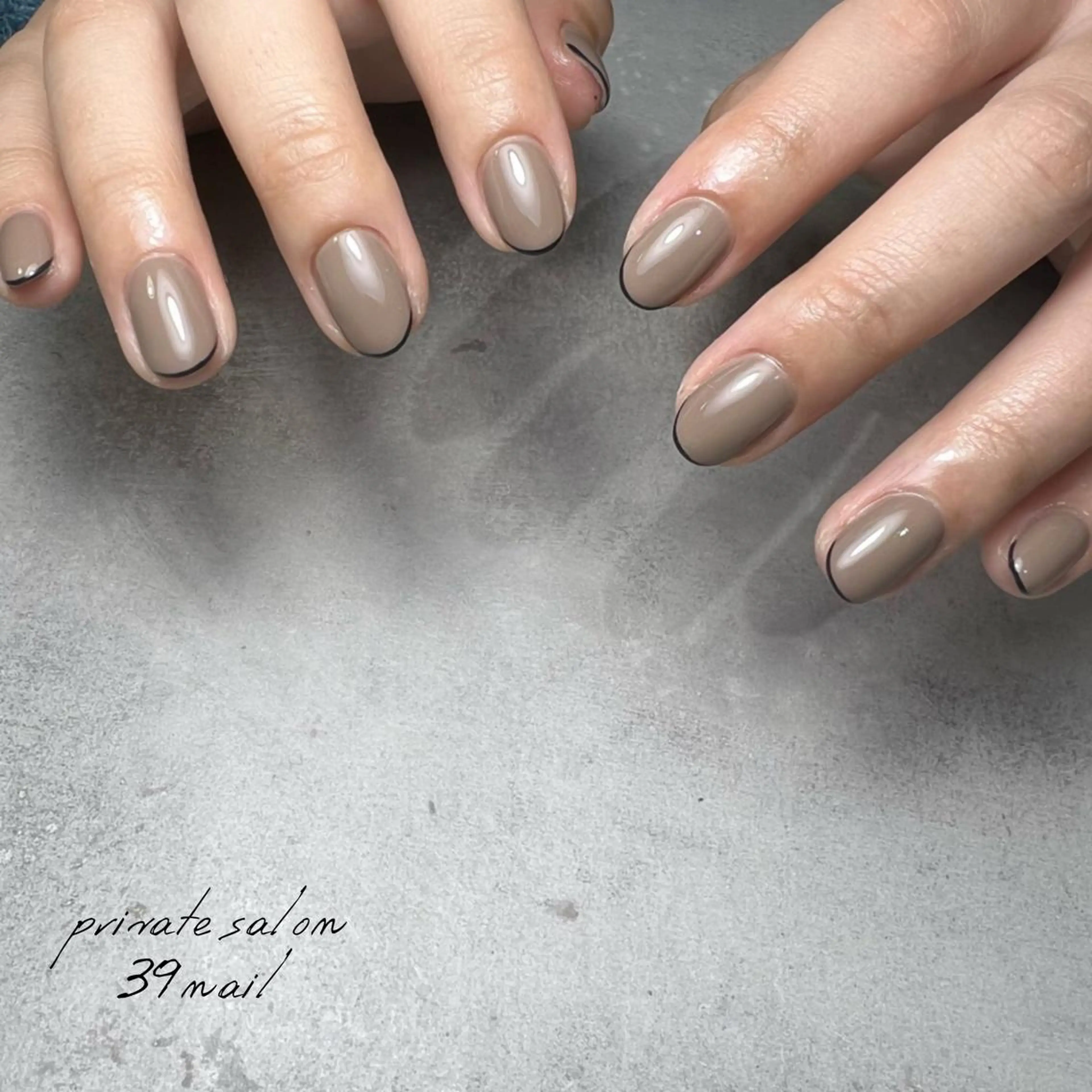 ミディアム ネイル ハンドネイル 京橋 【39nail】のネイルデザイン