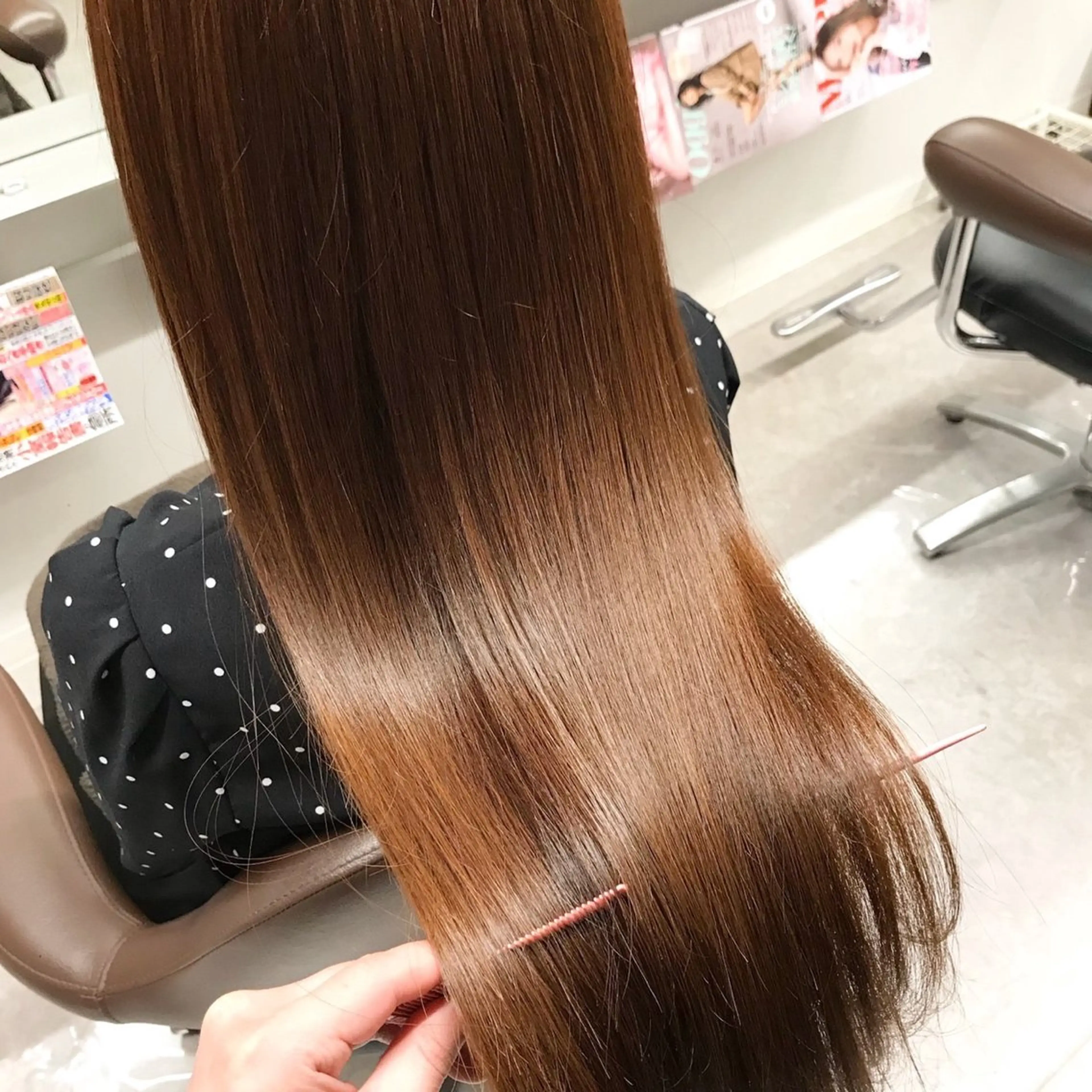 ロング 髪質改善 縮毛矯正 カット 縮毛矯正 トリートメント LINDA所属・🍀LINDA室見 🍀野口勝太郎のヘアスタイル