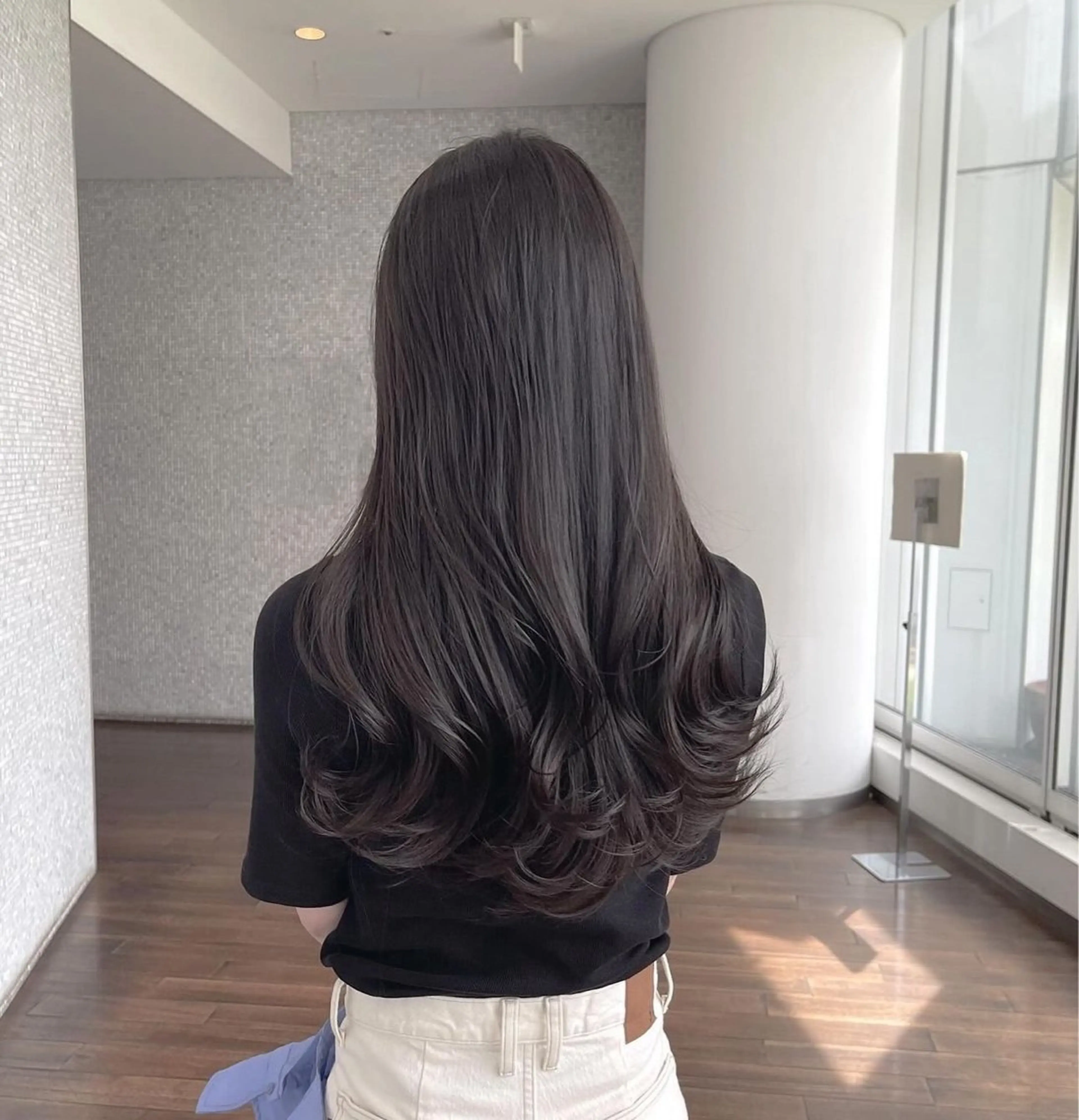 ミディアム 透明感カラー ふうか　渋谷のヘアスタイル