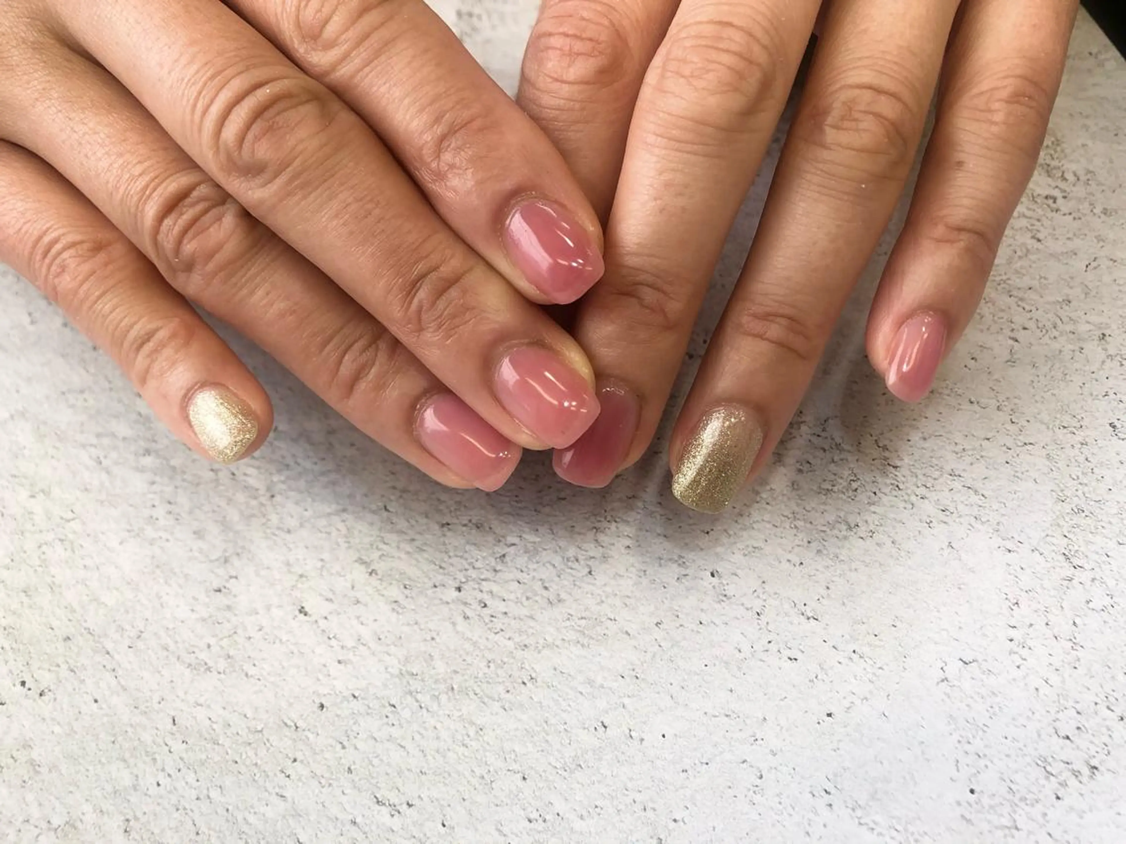 ネイル ラメ(グリッター) ハンドネイル MELLMODE所属・Nakano Kanaのネイルデザイン