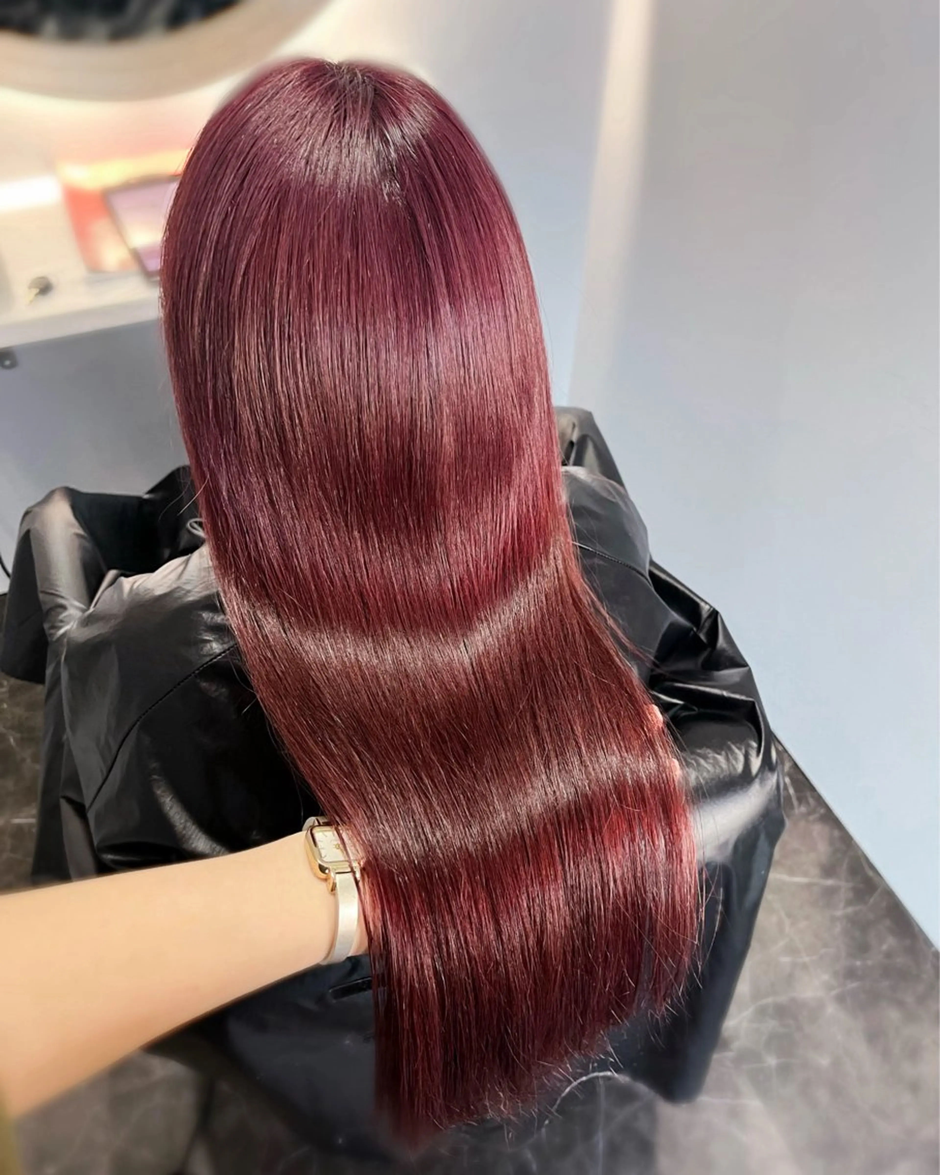 セミロング カラー 韓国ヘア/髪質改善 /艶カラー/sahoのヘアスタイル