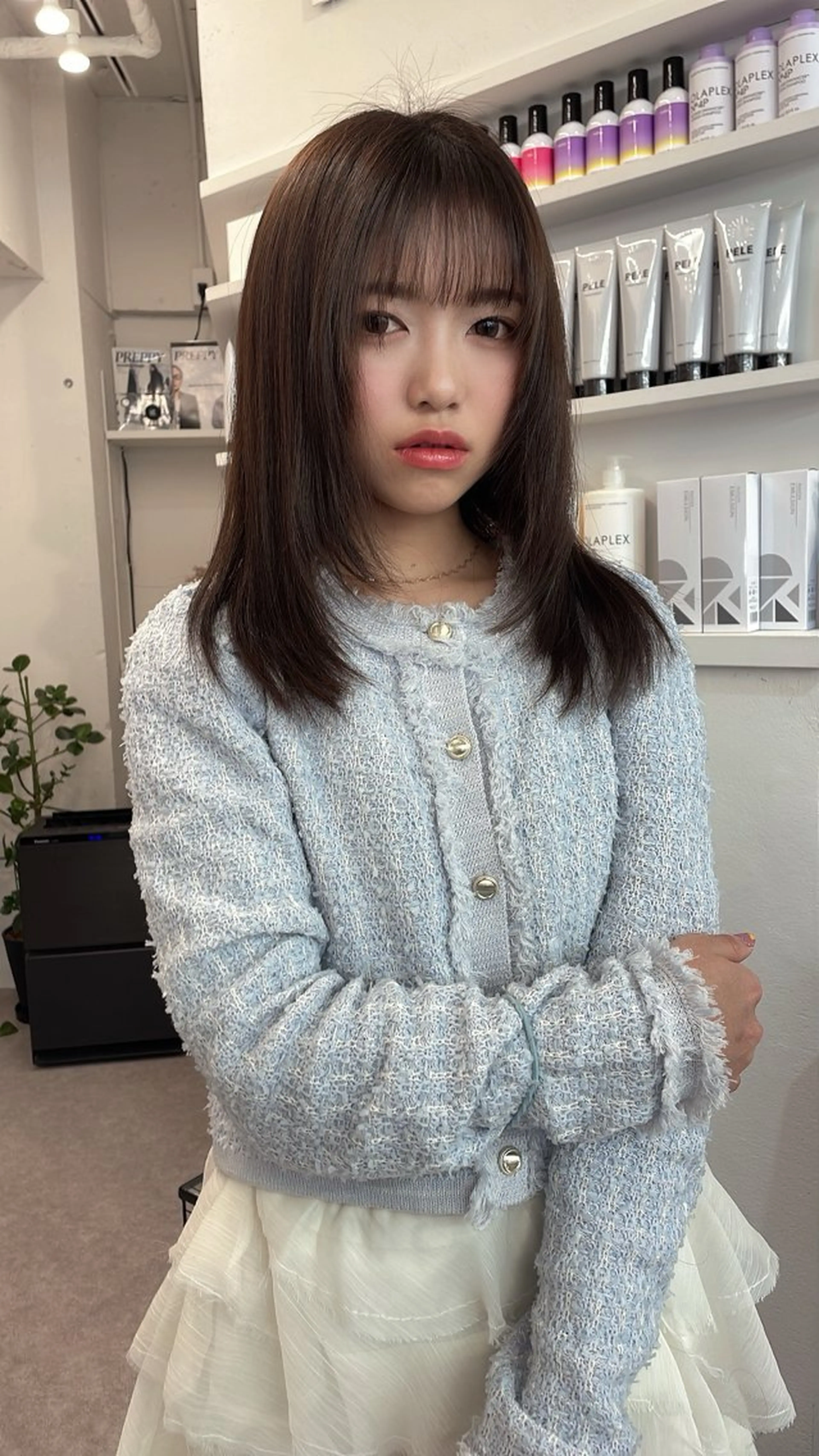 ミディアム PELEshibuya所属・カットモデル様無料 💎saaya💎のヘアスタイル