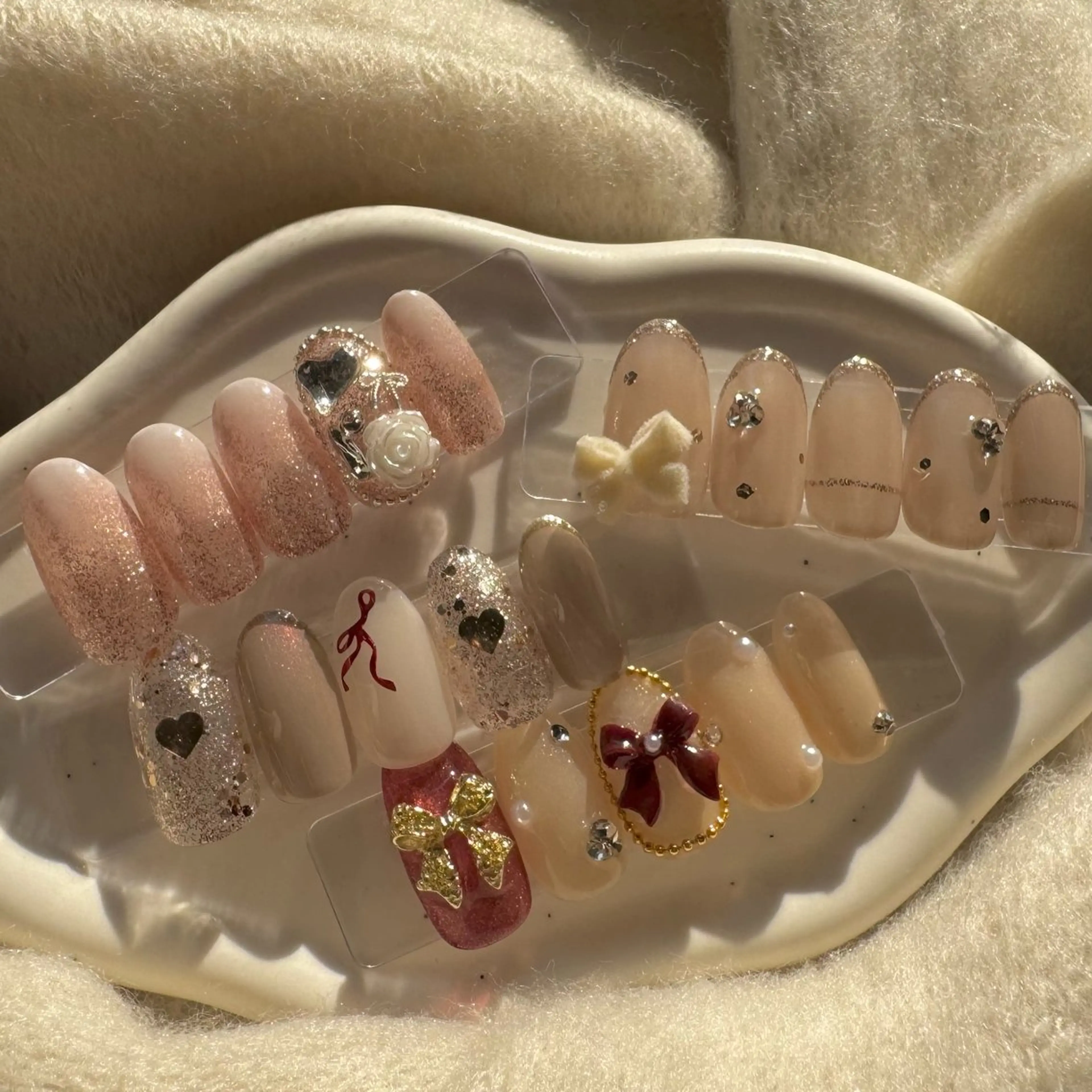 🍿好みが必ず見つかる❣️クリスマスネイルも🙆🏻‍♀️定額アート⋆☽︎·̩͙ オフ・ケア込の写真