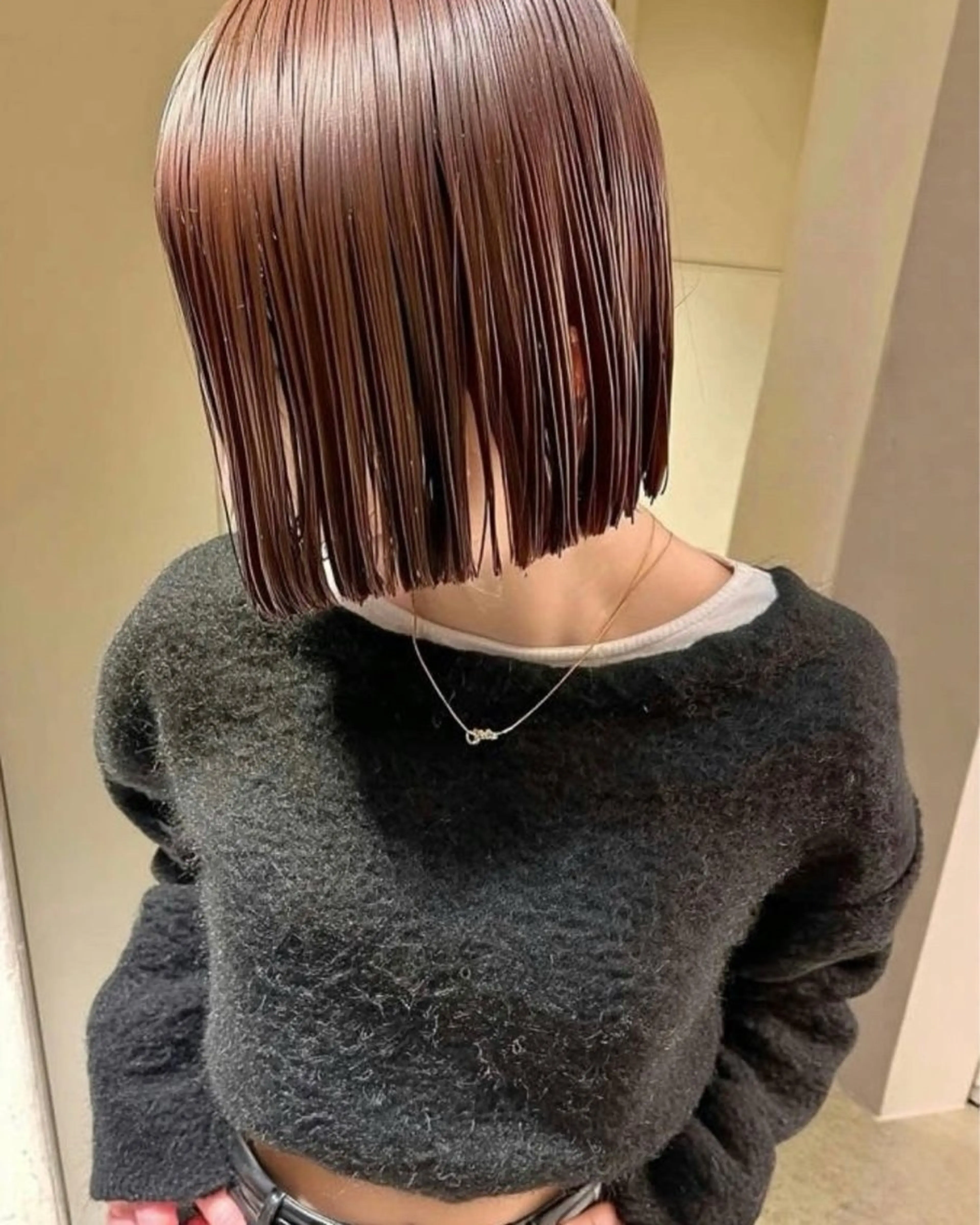 ミディアム カラー カット ヘアカラー 👑ショート/ボブ /銀座/ニシオカ👑のヘアスタイル