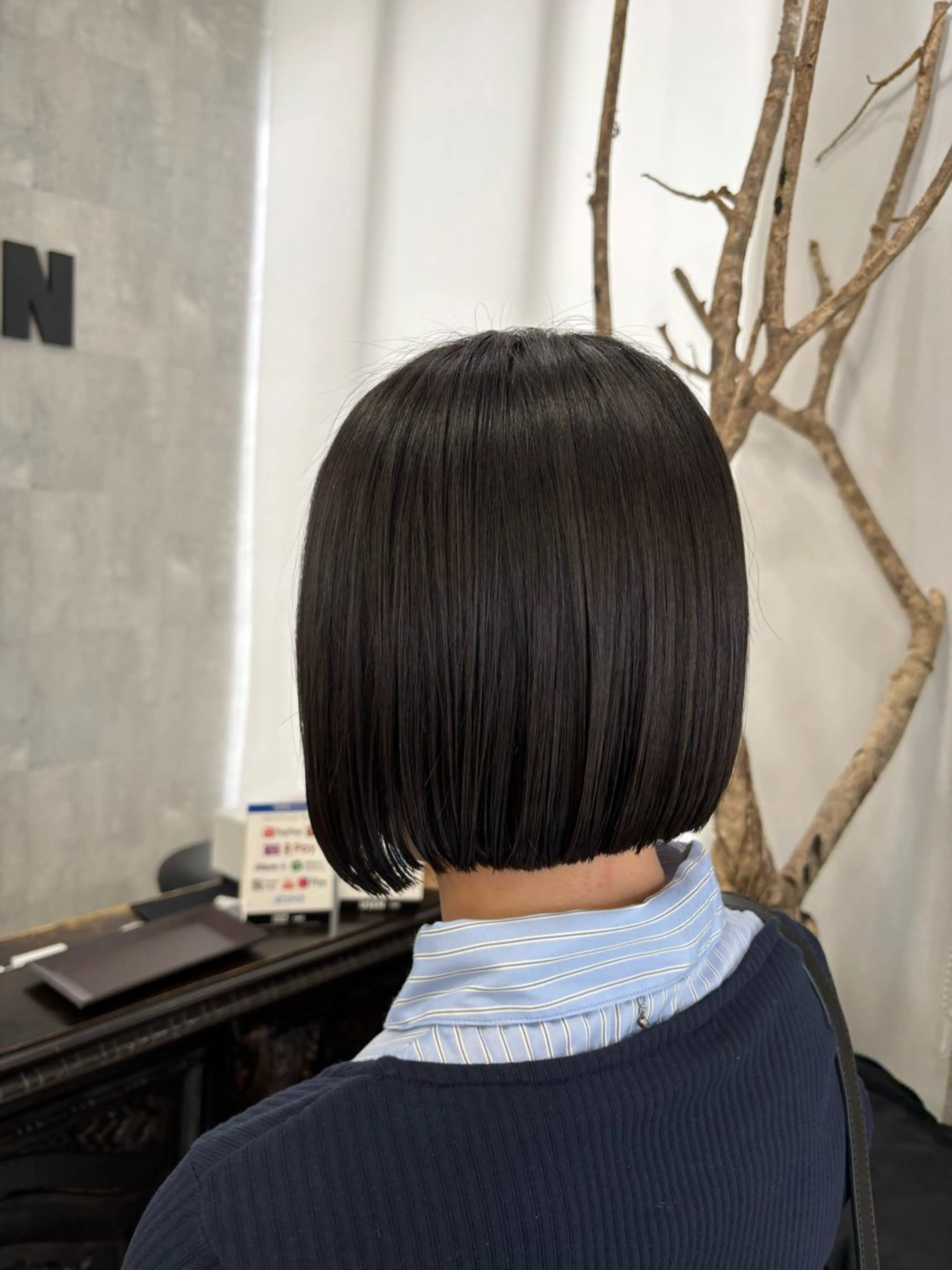 ショート ボブ カット ヘアカラー トリートメント 市毛 結菜のヘアスタイル