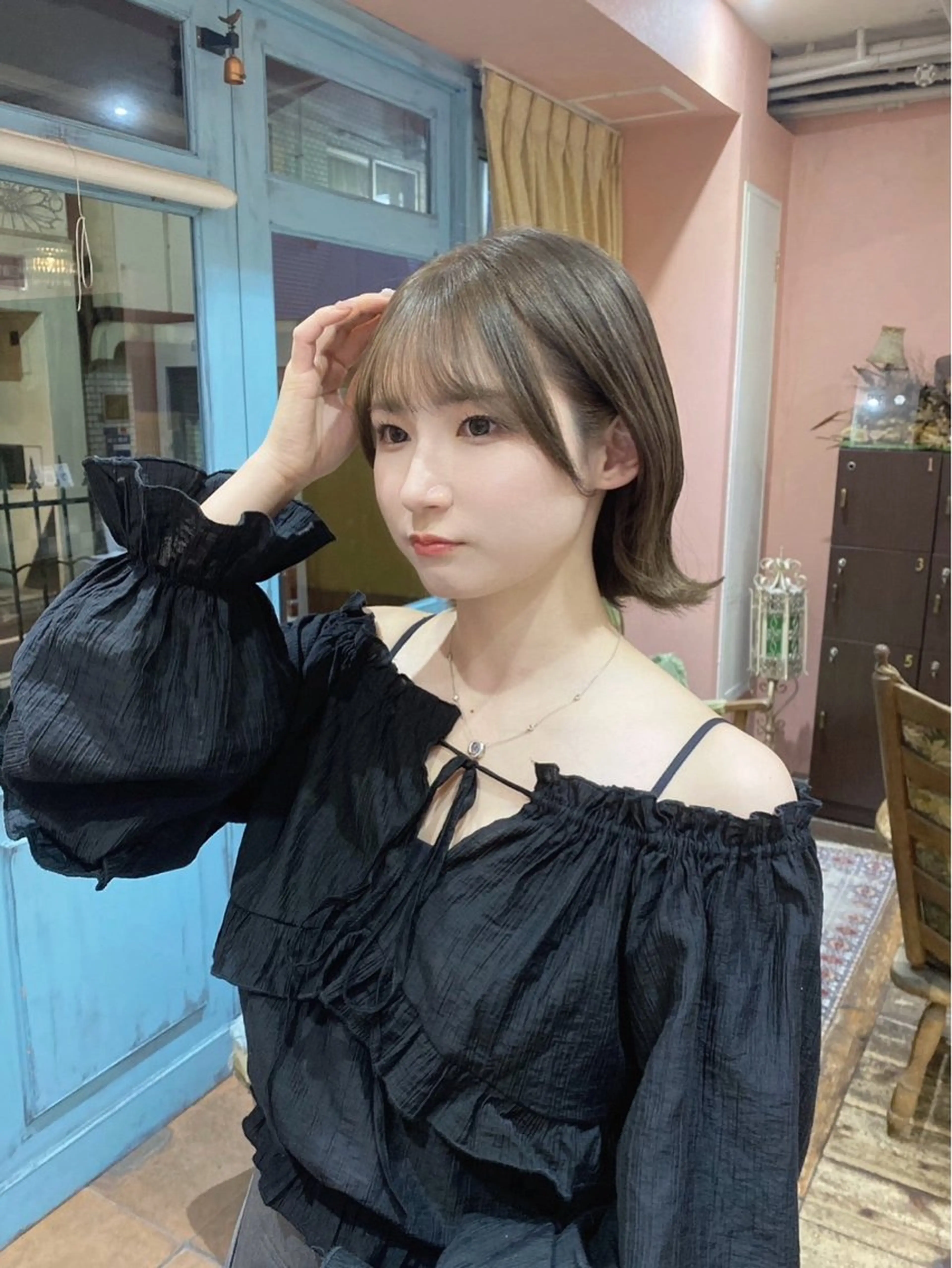 ショート カラー 海音 心斎橋美容室のヘアスタイル