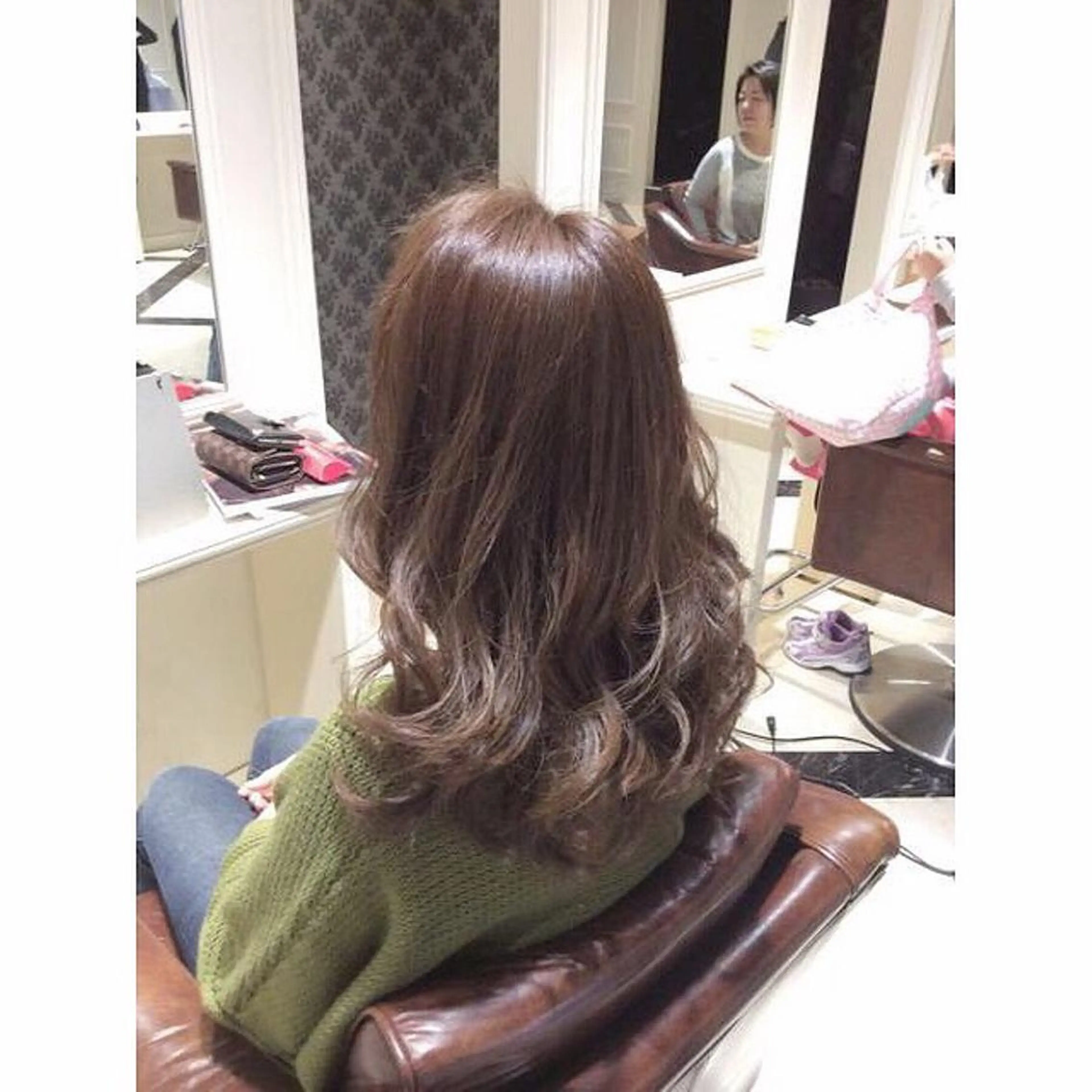 ロング カラー アッシュ アッシュグレー アッシュグレージュ グレージュ na3moe【ナナナモエ】所属・髪質改善✨カラー特化 サロン🎨平尾晃一のヘアスタイル