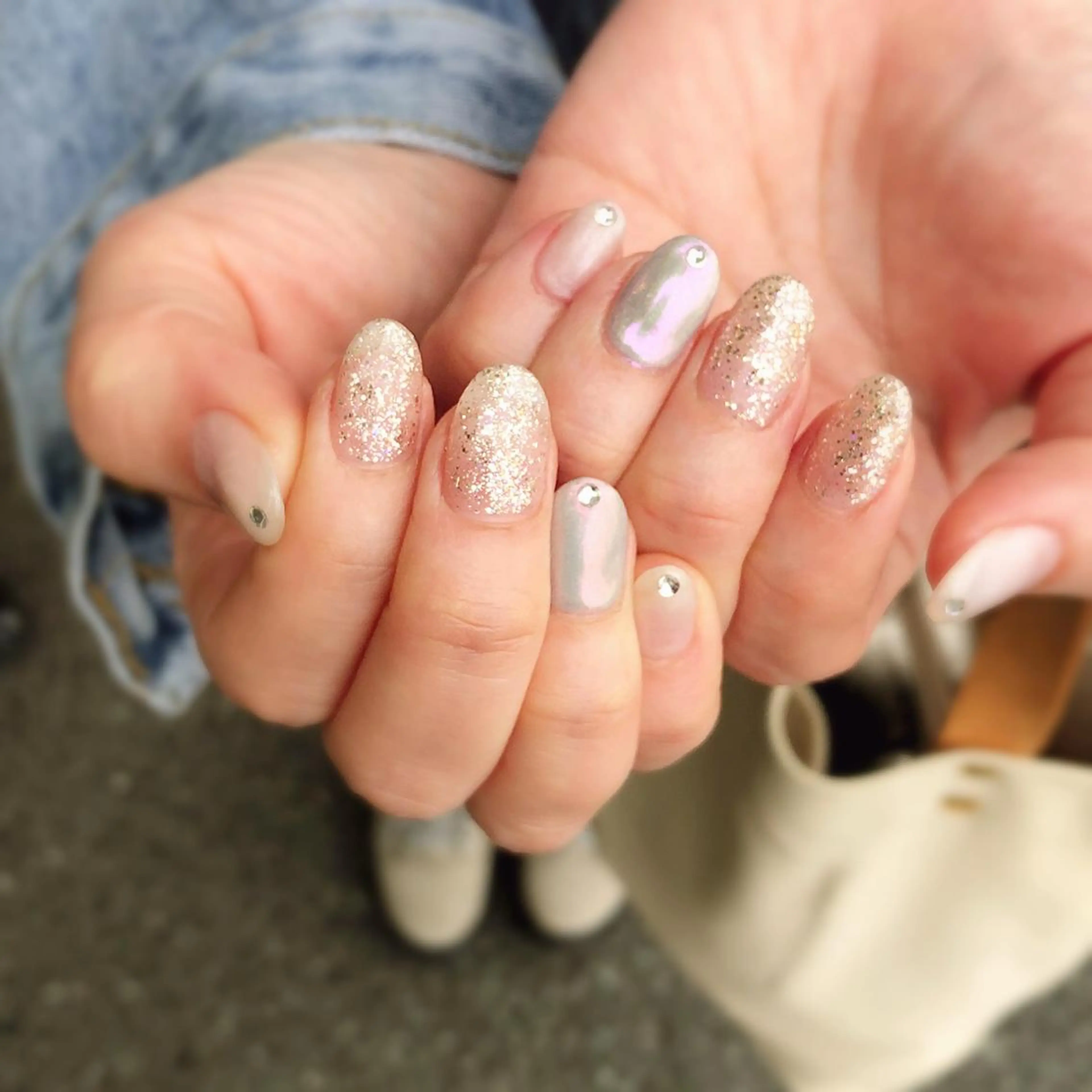ネイル ミラーネイル ハンドネイル nail salon Regaosのネイルデザイン