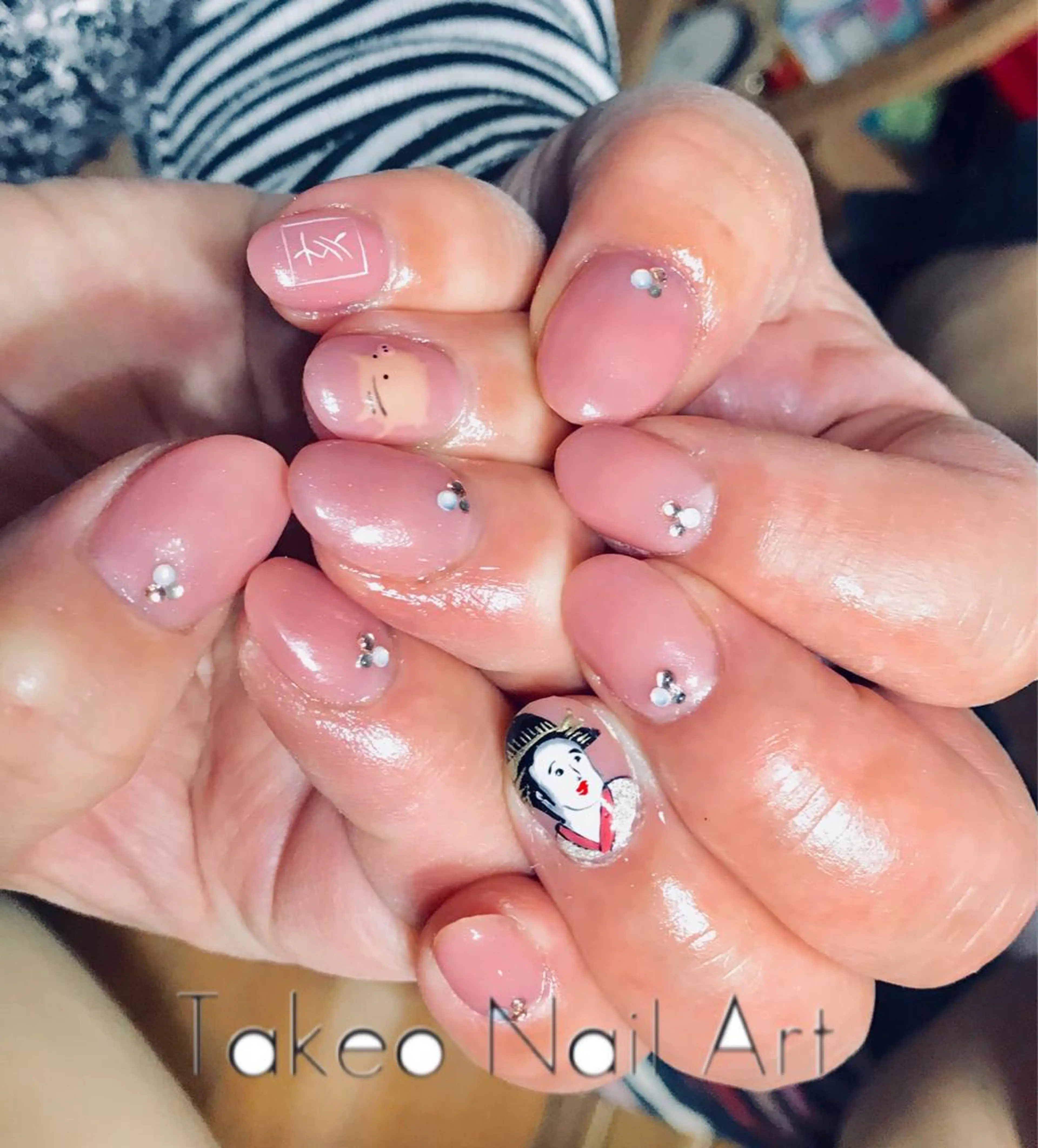 ショート ネイル アートネイル nail&eye Aoのマツエク・マツパデザイン