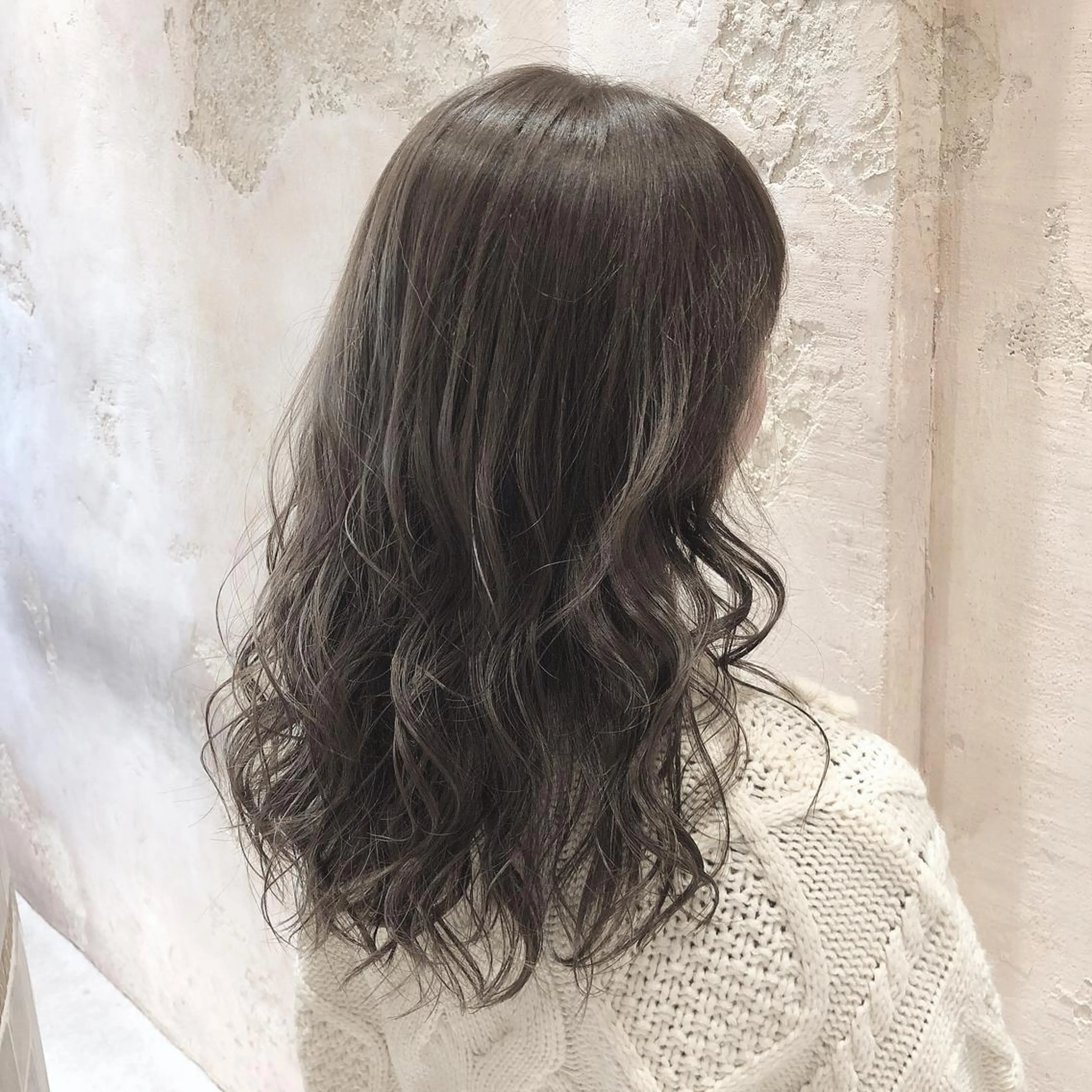 セミロング カラー カット ヘアカラー トリートメント レイヤーカット/ 顔周り 五島巨幹のヘアスタイル