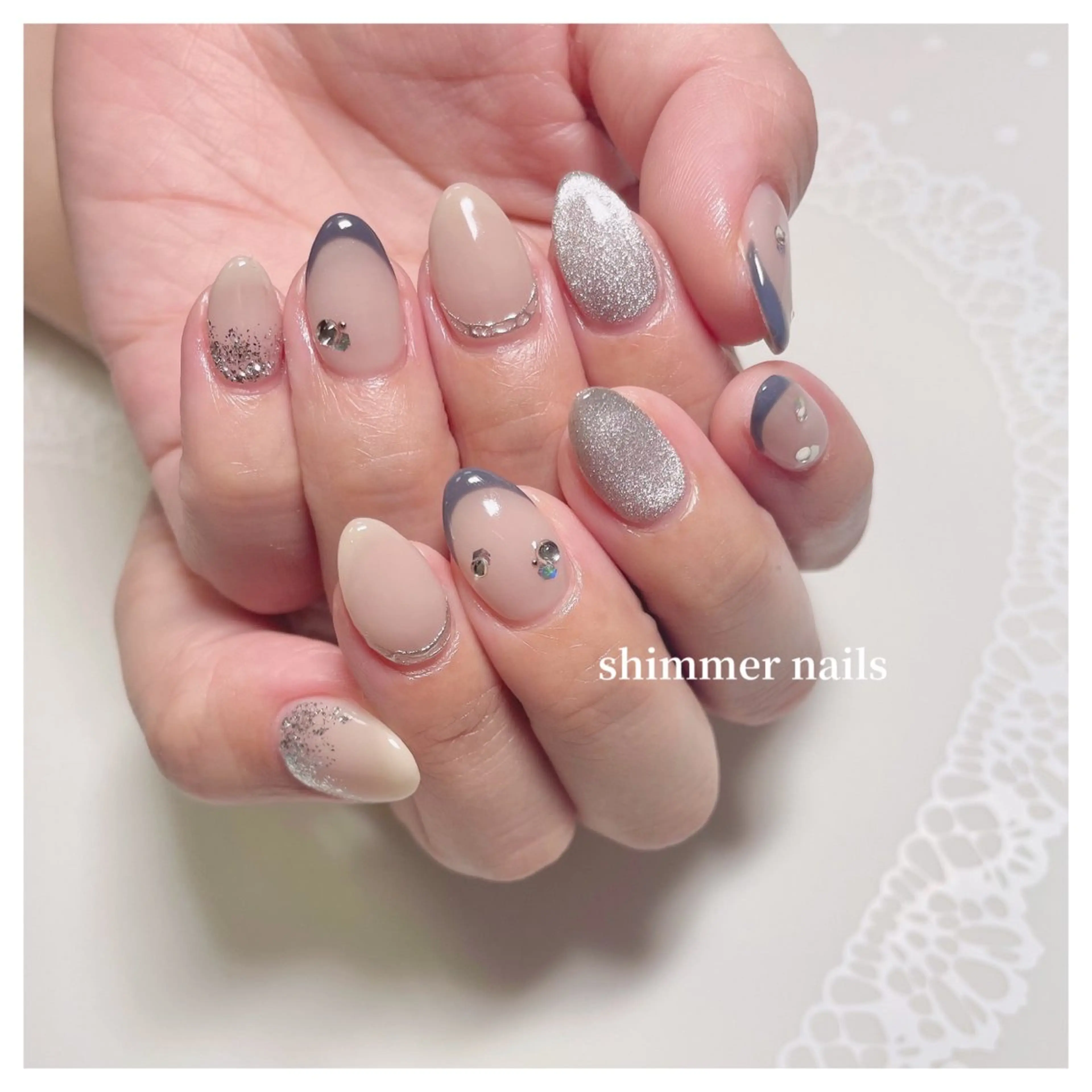 ネイル shimmer nailsのネイルデザイン